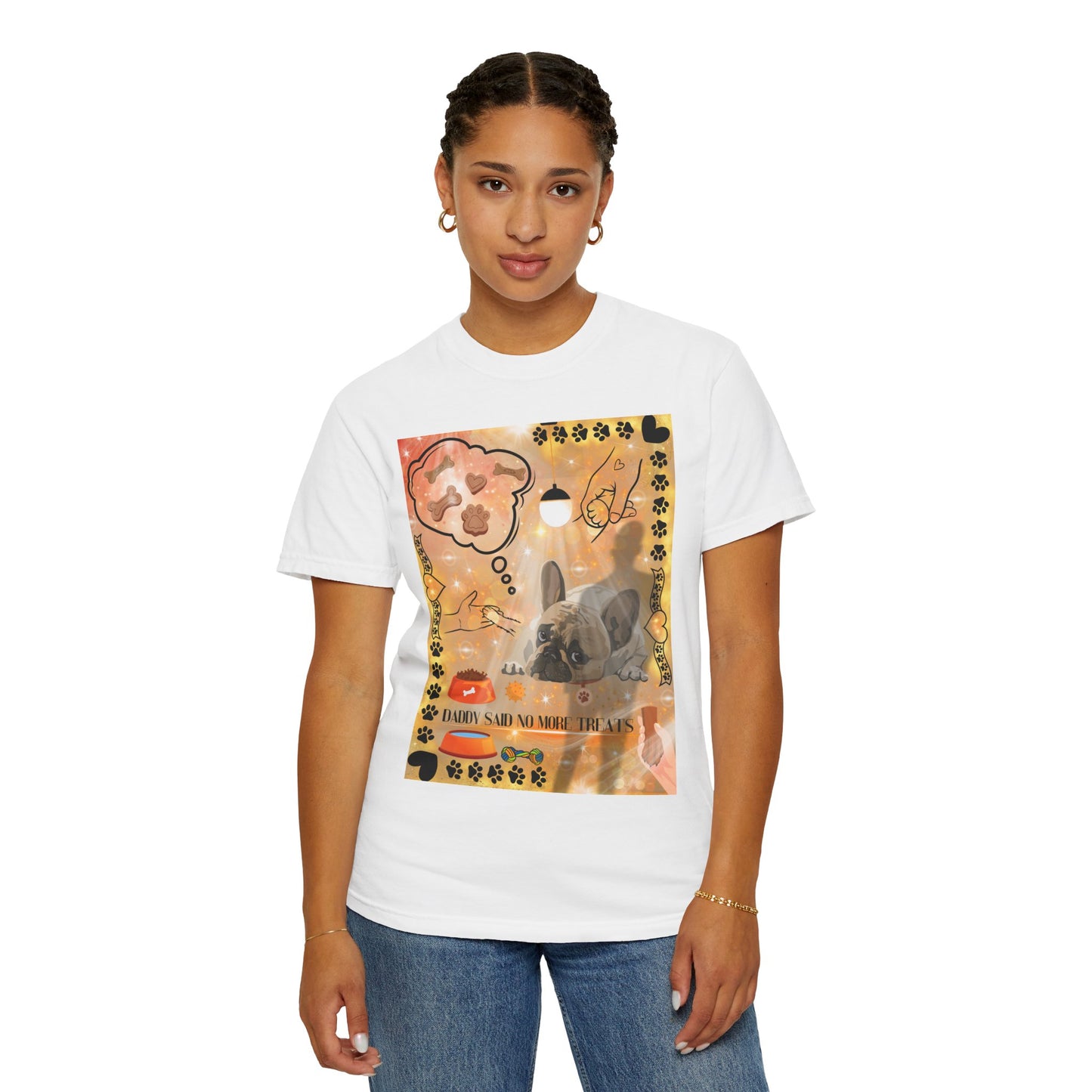 Daddy Said No More Treats Unisex Garment-Dyed T-shirt