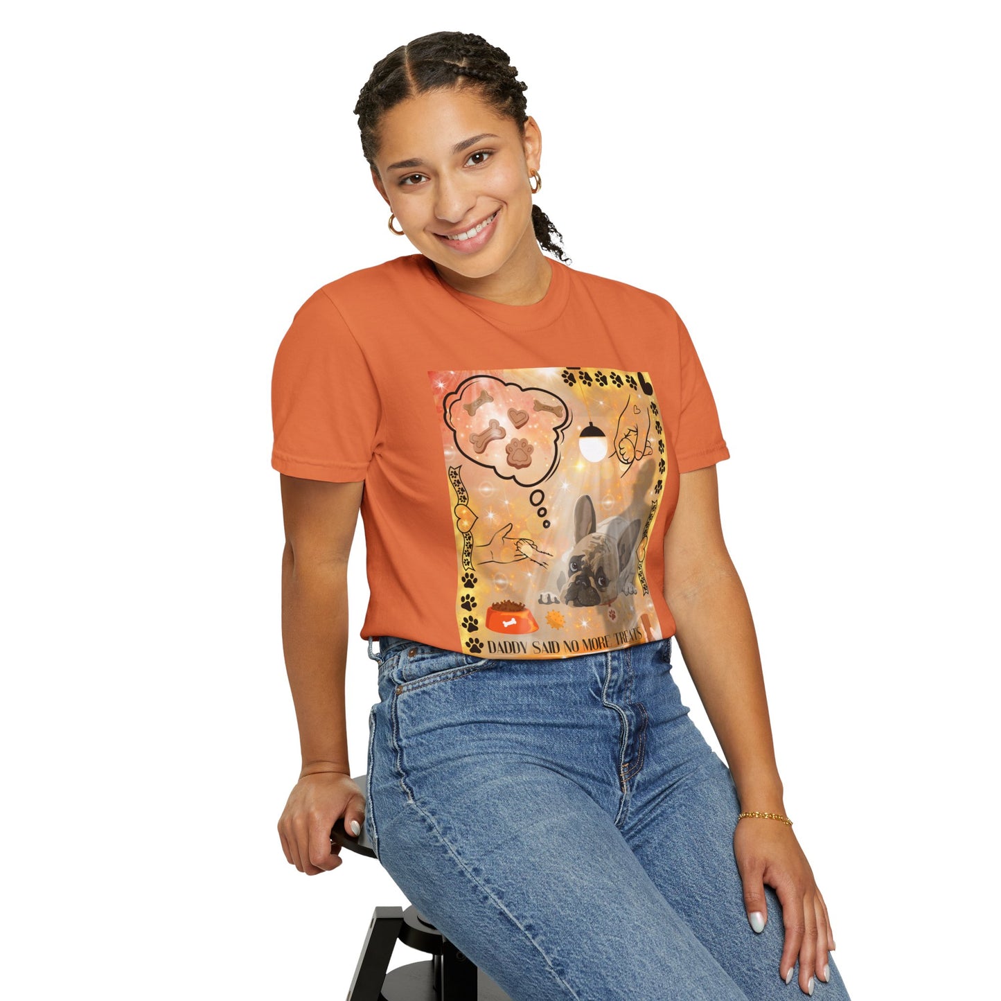 Daddy Said No More Treats Unisex Garment-Dyed T-shirt