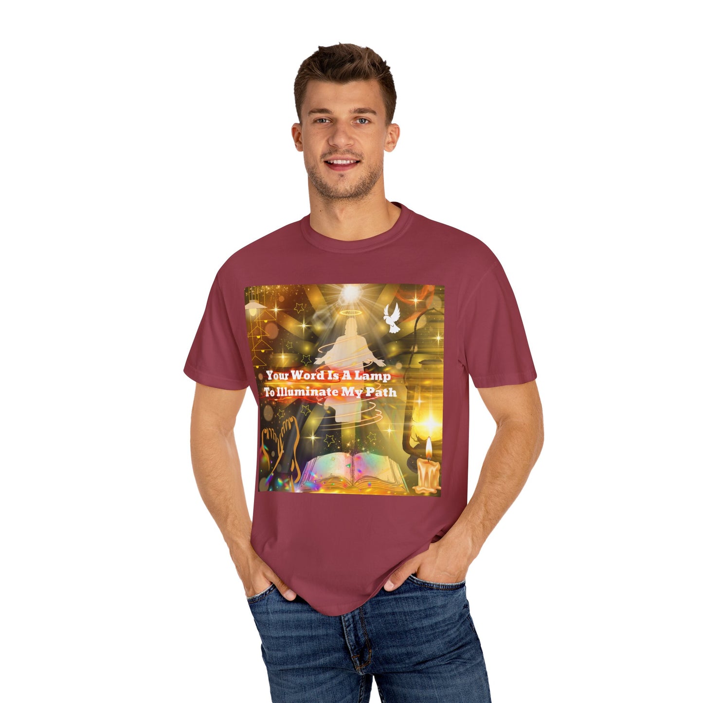 Your Word Unisex Garment-Dyed T-shirt
