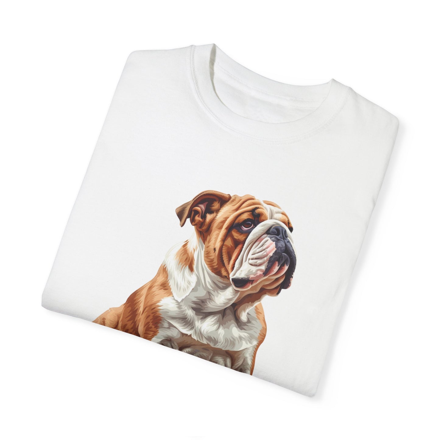 Bulldog Mom Unisex Garment-Dyed T-shirt