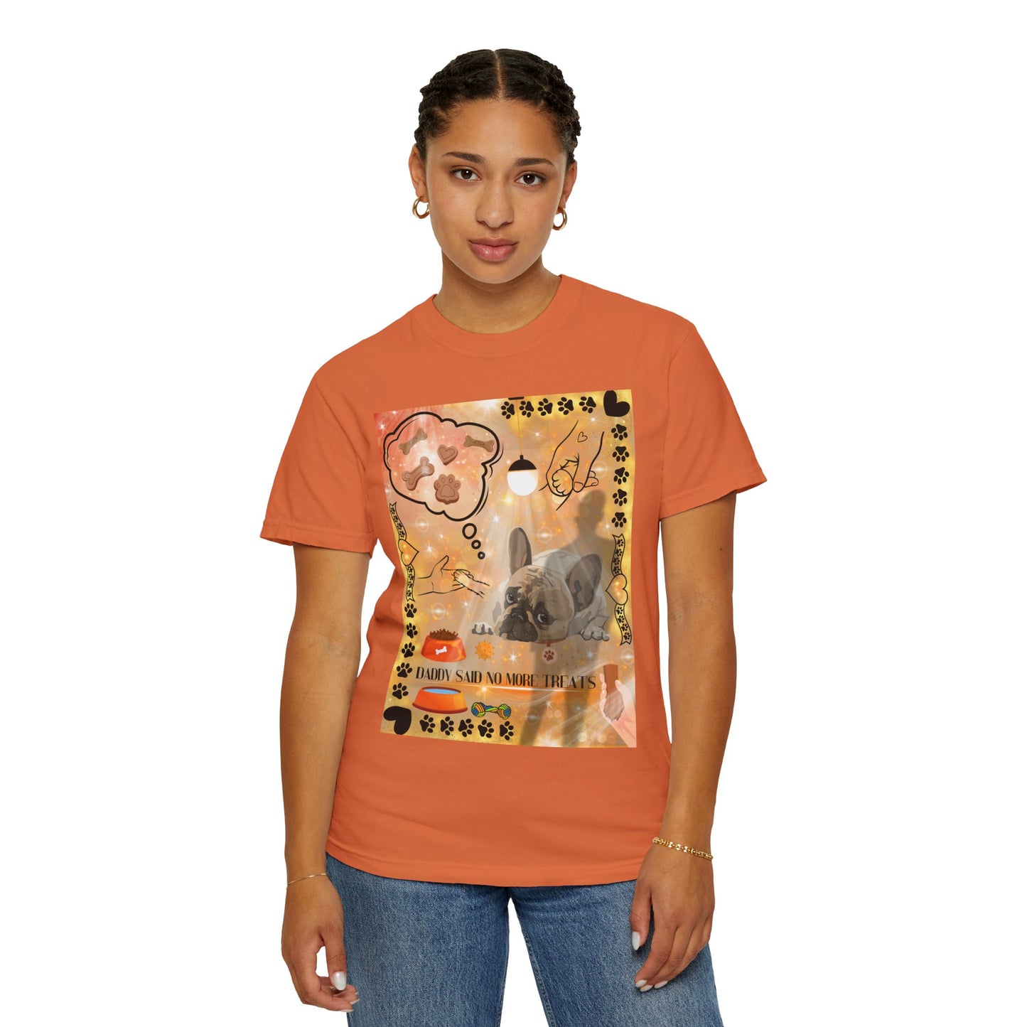 Daddy Said No More Treats Unisex Garment-Dyed T-shirt