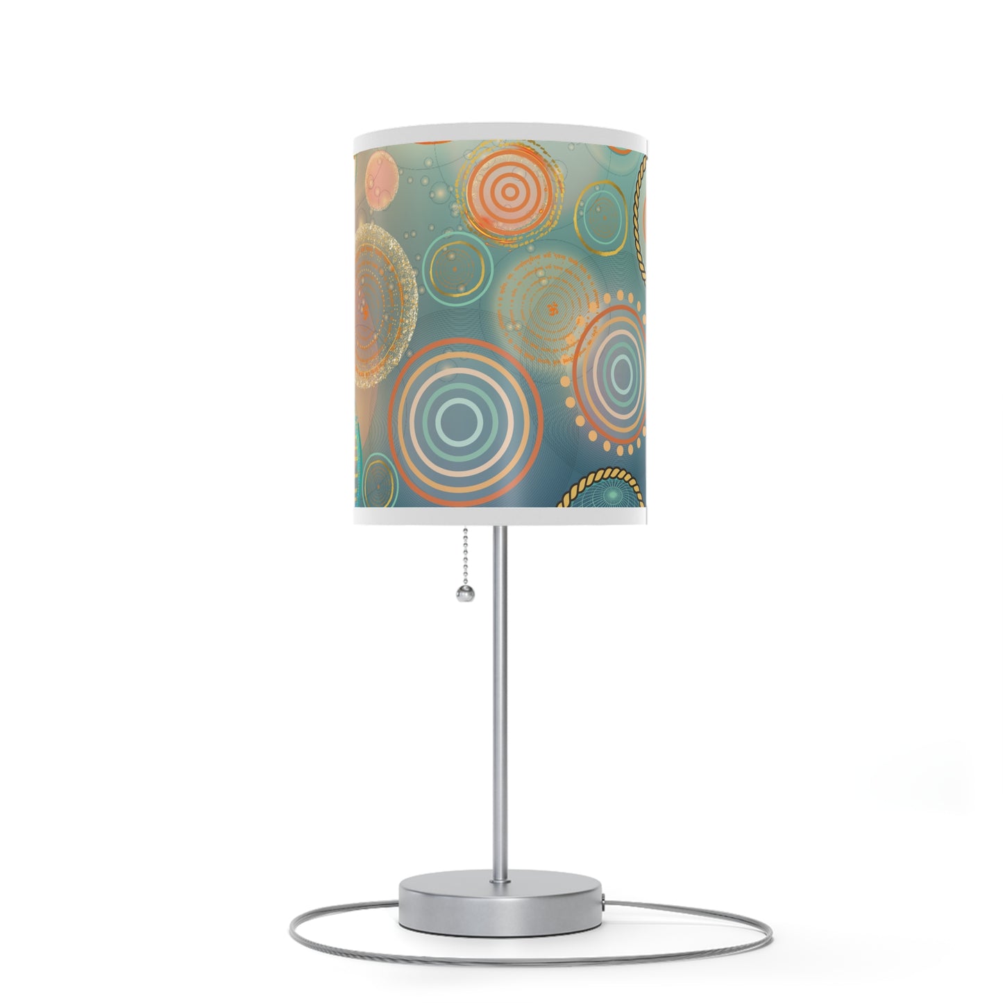 Tranquil Circles Lamp on a Stand, US|CA plug