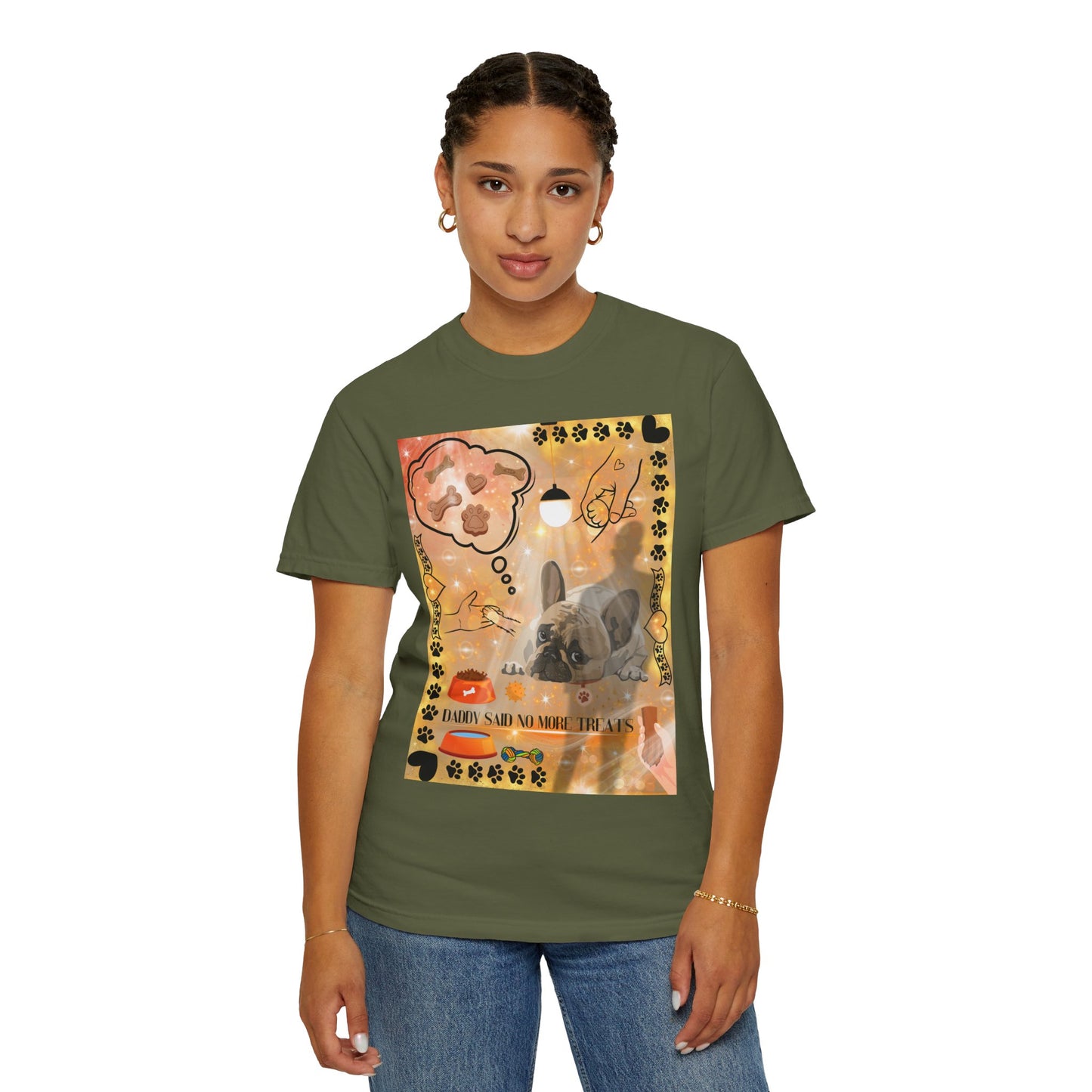 Daddy Said No More Treats Unisex Garment-Dyed T-shirt