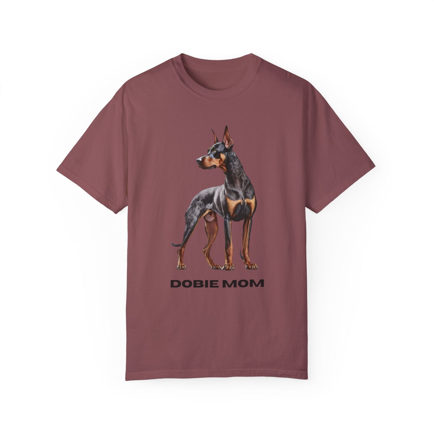 Dobie Mom Unisex Garment-Dyed T-shirt