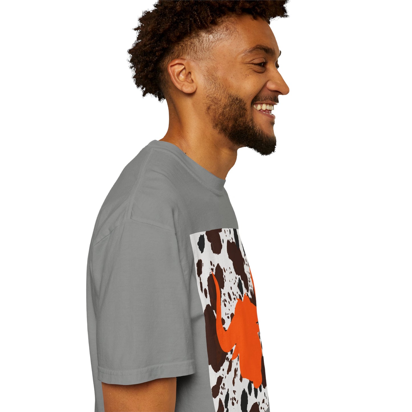 Cow 3 Unisex Garment-Dyed T-shirt
