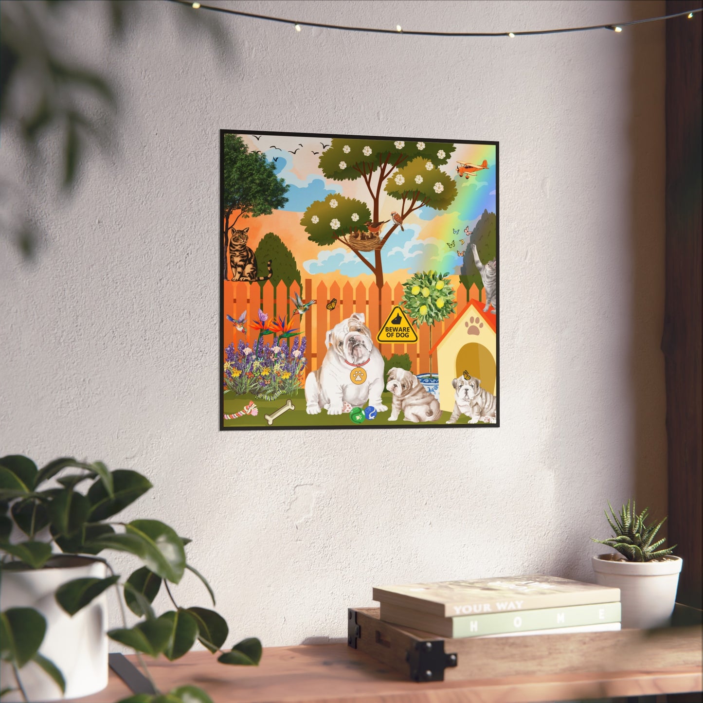 Backyard Bulldogs Fine Art Posters