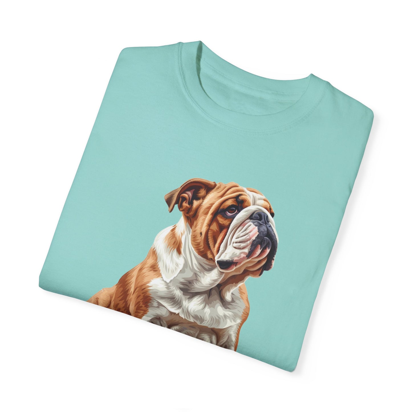 Bulldog Mom Unisex Garment-Dyed T-shirt