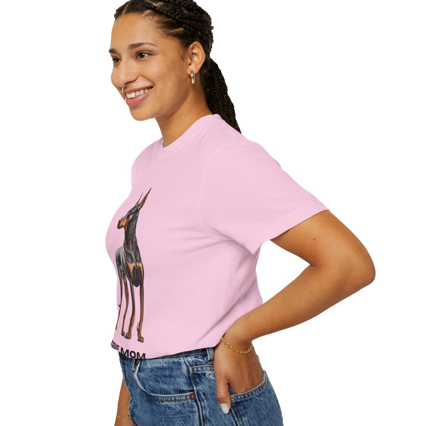 Dobie Mom Unisex Garment-Dyed T-shirt
