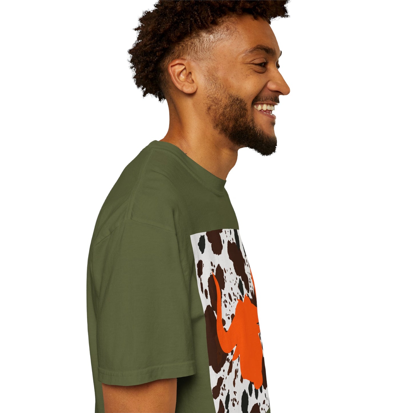 Cow 3 Unisex Garment-Dyed T-shirt