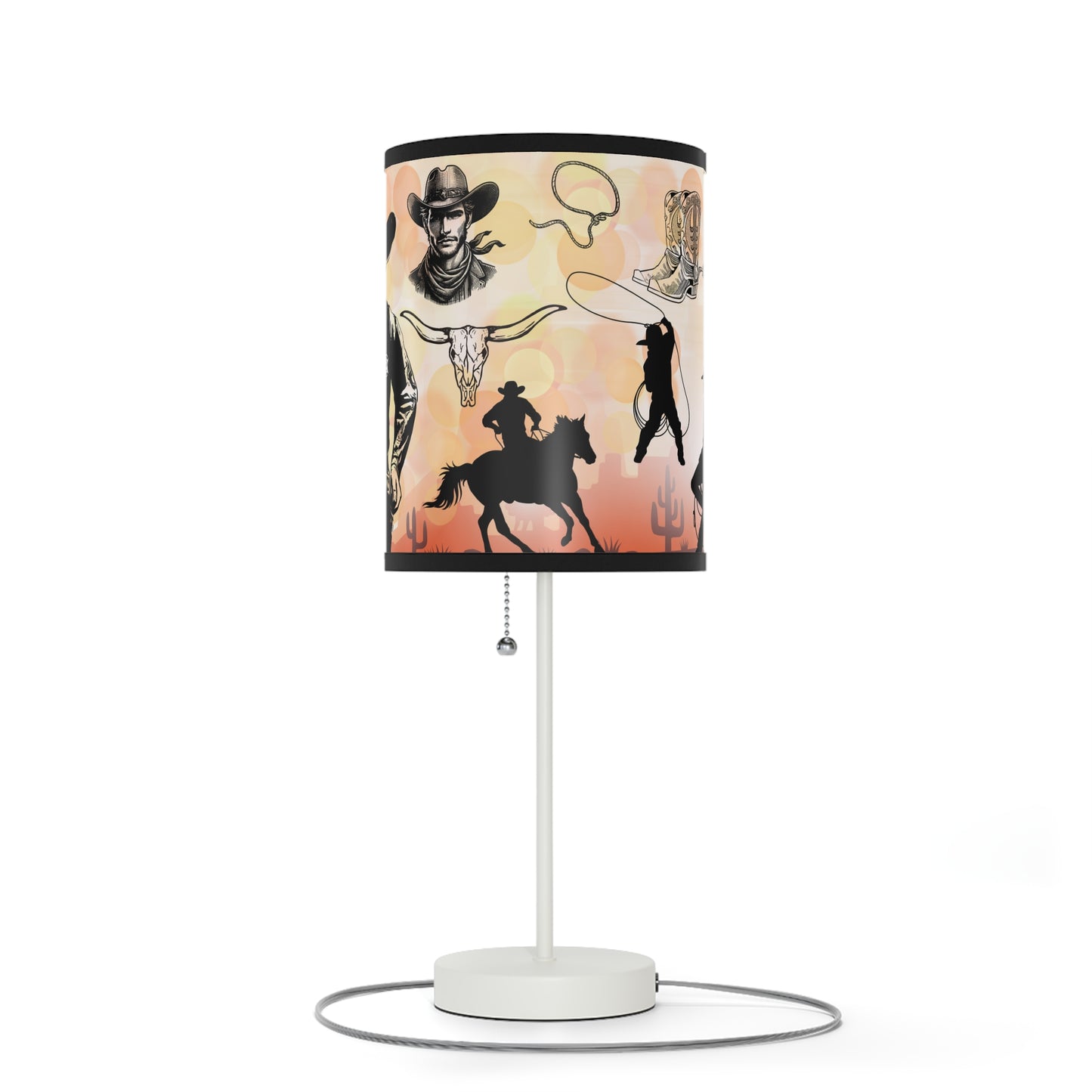 Cowboy Country Lamp on a Stand, US|CA plug