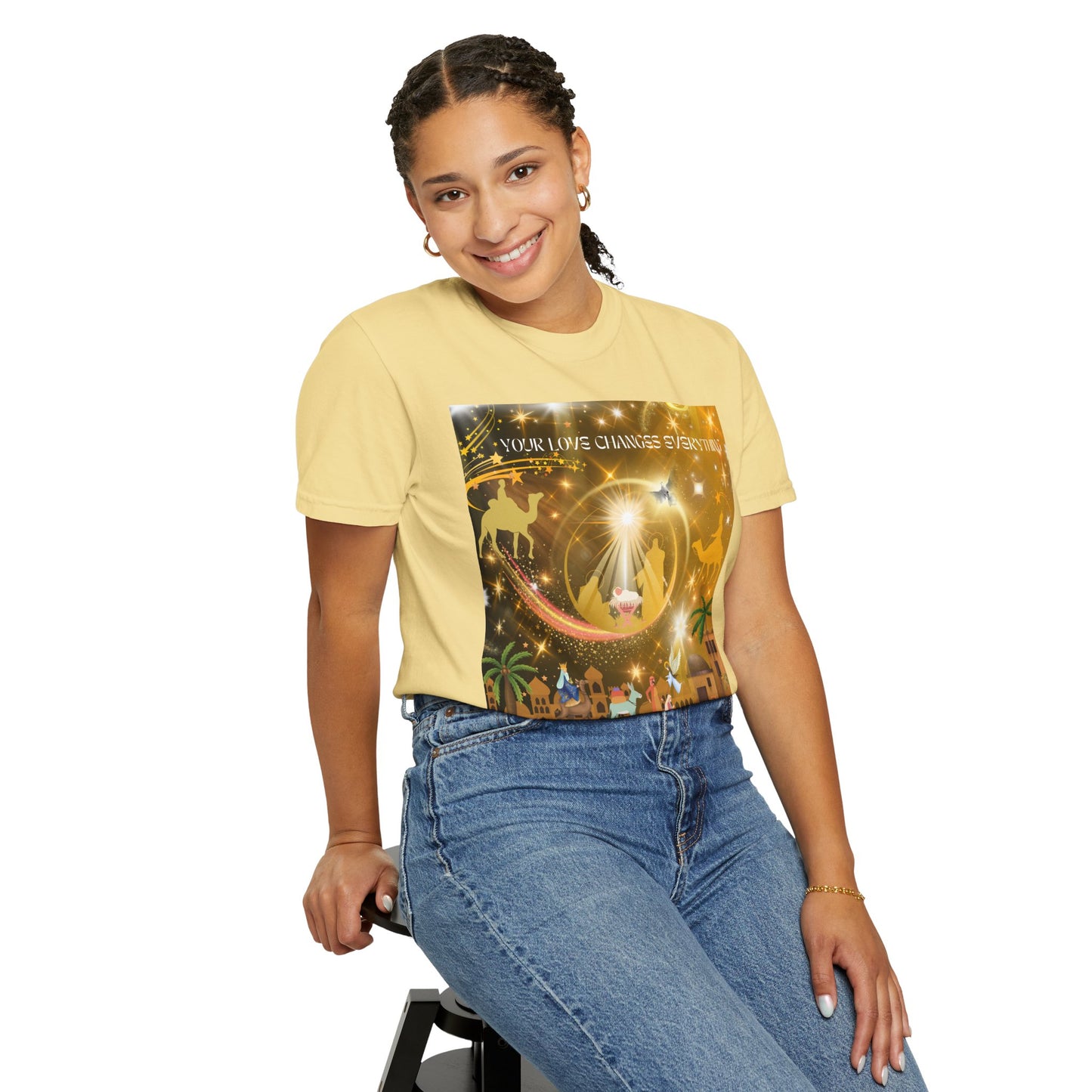 Your Love Changes Everything Unisex Garment-Dyed T-shirt