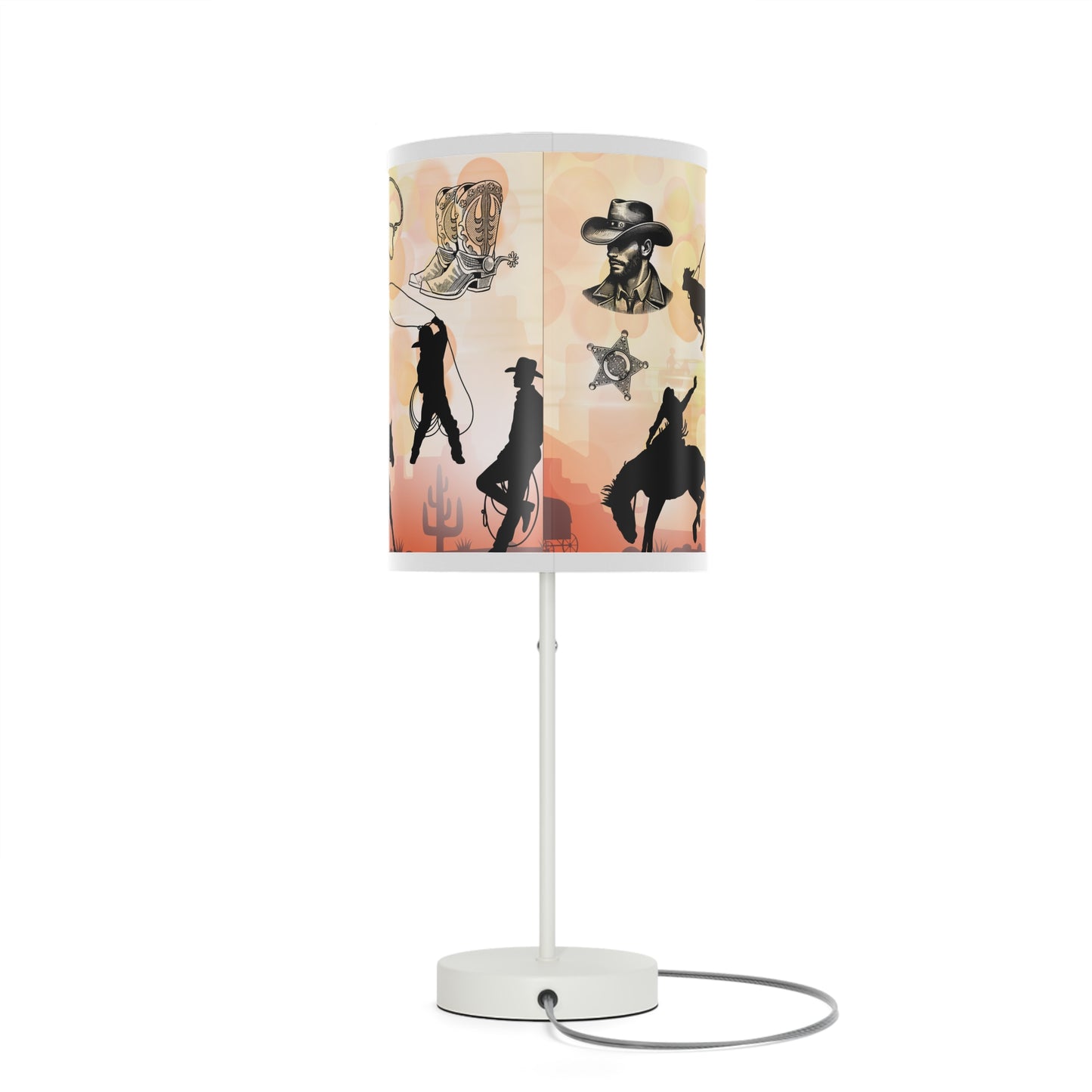Cowboy Country Lamp on a Stand, US|CA plug