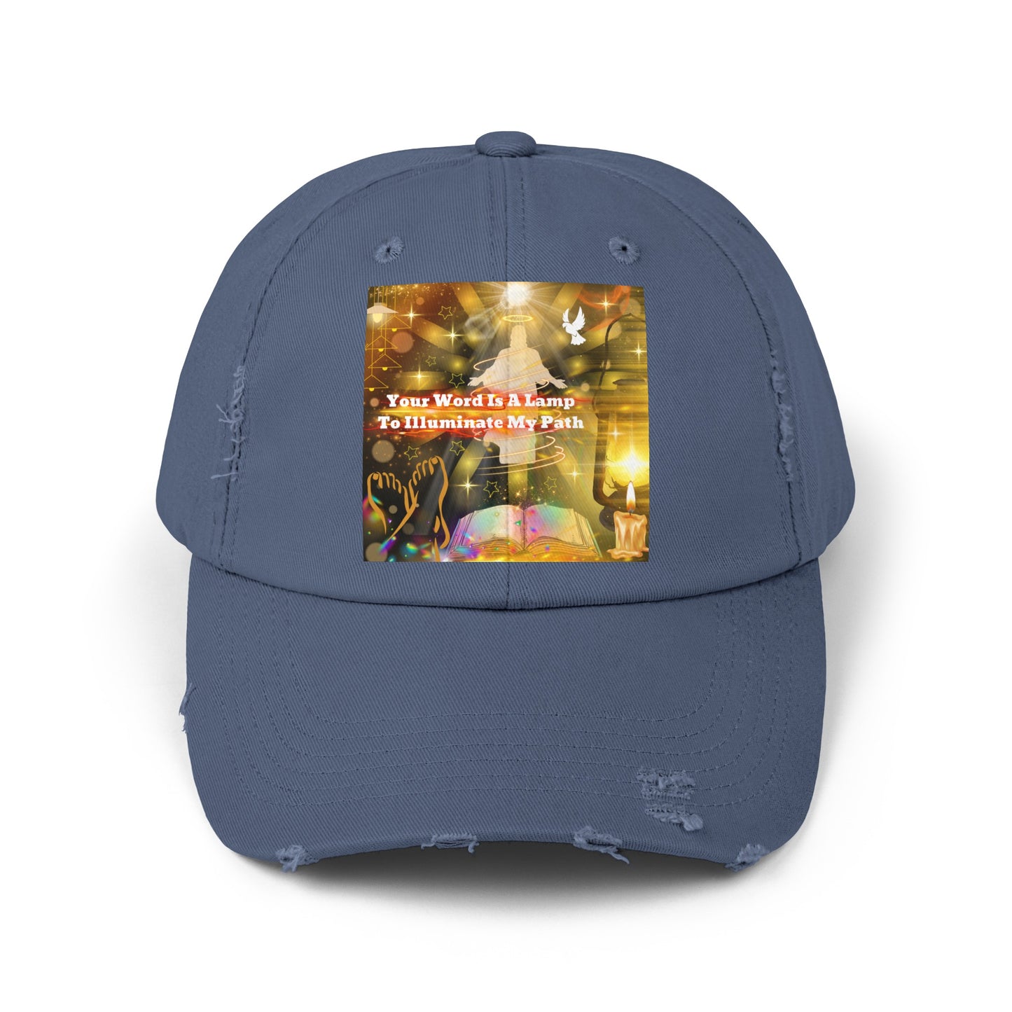 Your Word Unisex Distressed Cap