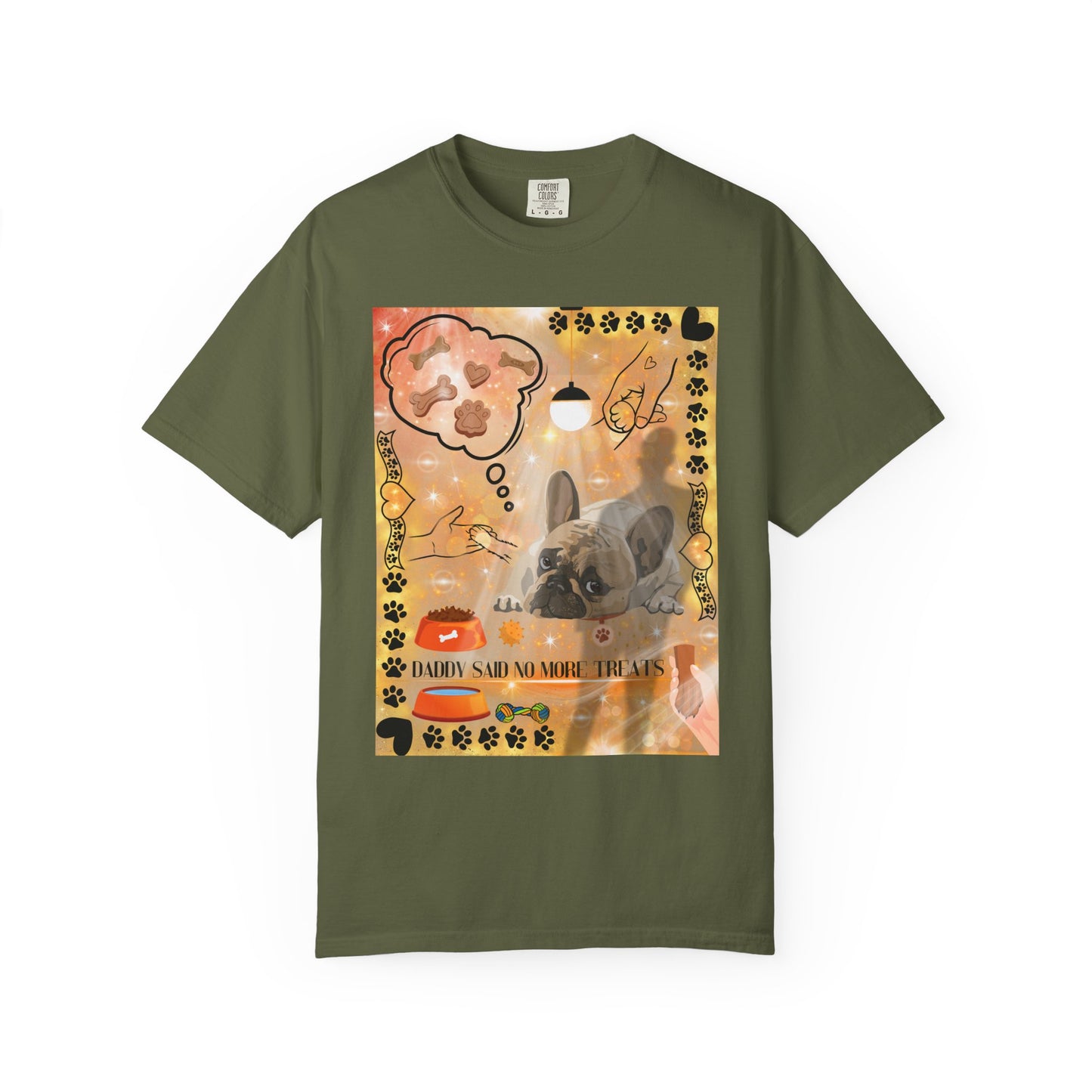 Daddy Said No More Treats Unisex Garment-Dyed T-shirt