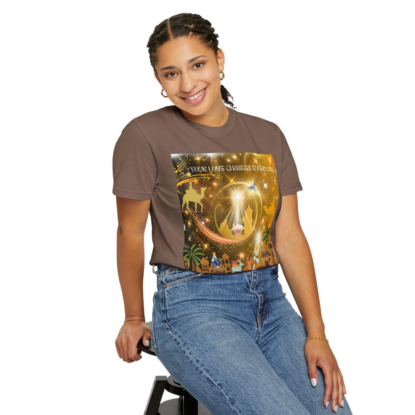 Your Love Changes Everything Unisex Garment-Dyed T-shirt