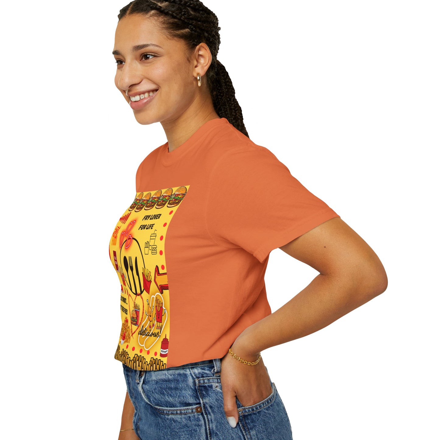 Eat The Fries Unisex Garment-Dyed T-shirt