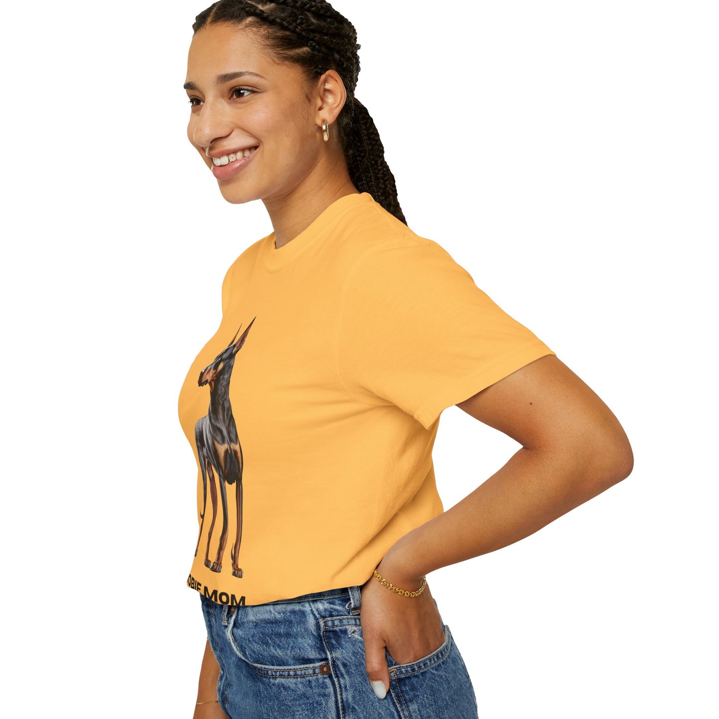 Dobie Mom Unisex Garment-Dyed T-shirt