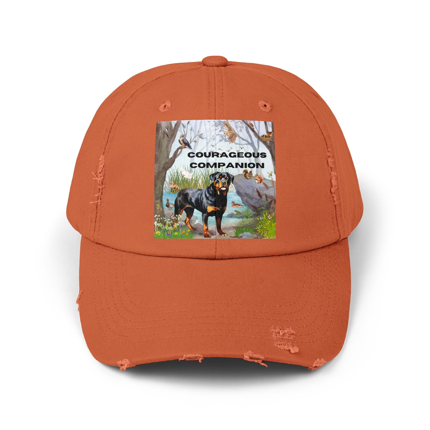 Courageous Companion Unisex Distressed Cap