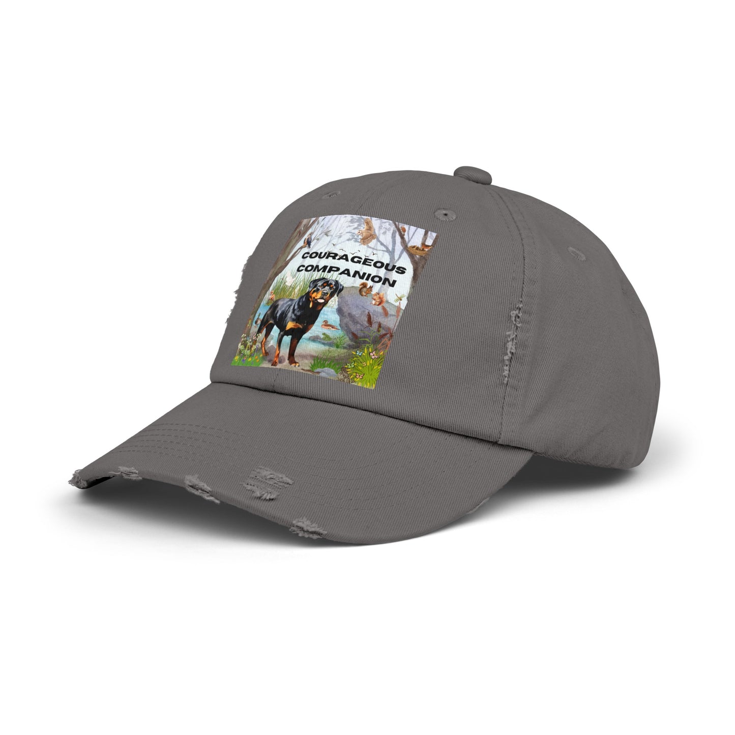 Courageous Companion Unisex Distressed Cap