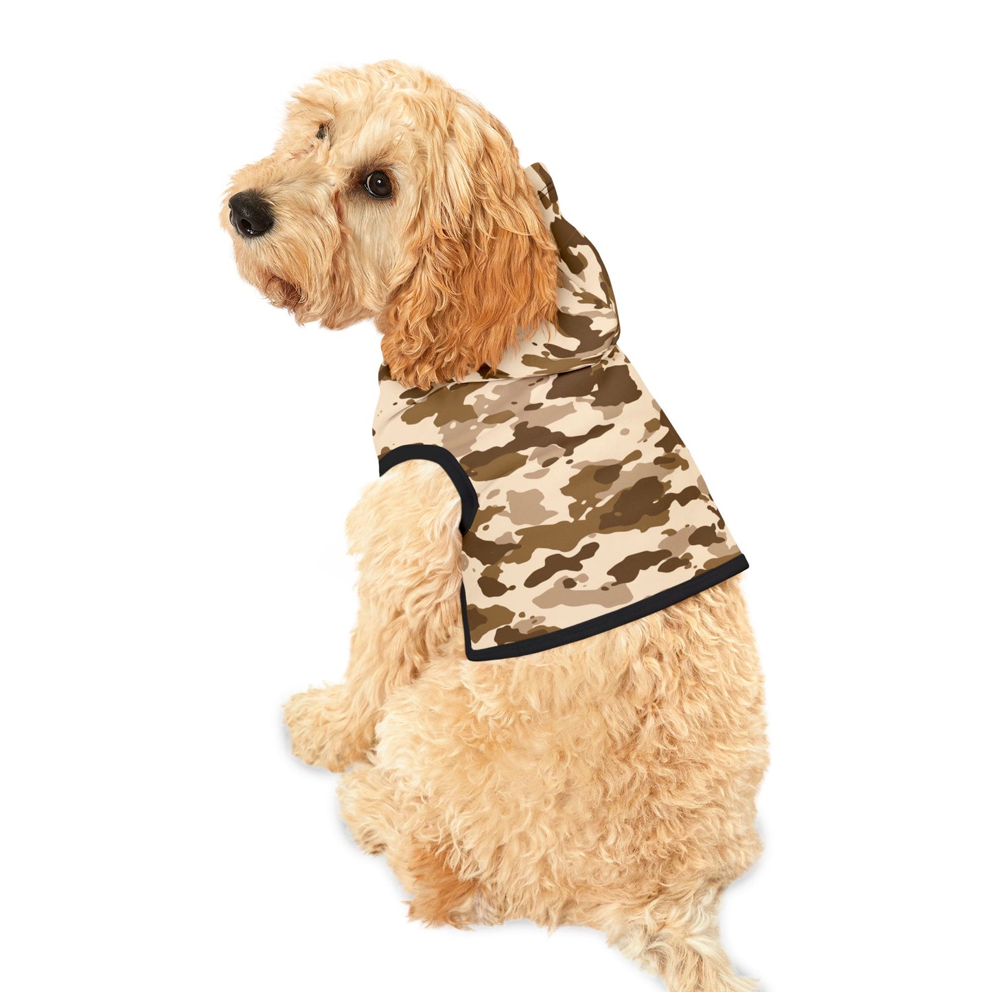 Pet Hoodie Camo Tan