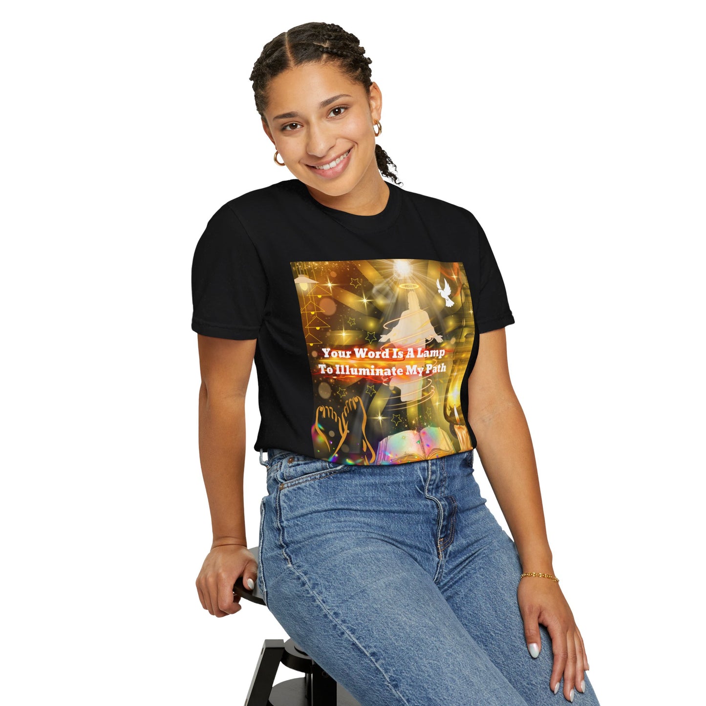 Your Word Unisex Garment-Dyed T-shirt