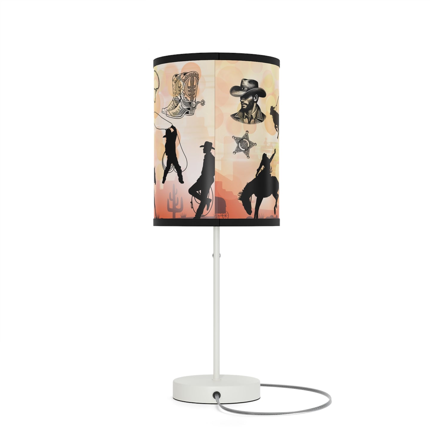 Cowboy Country Lamp on a Stand, US|CA plug