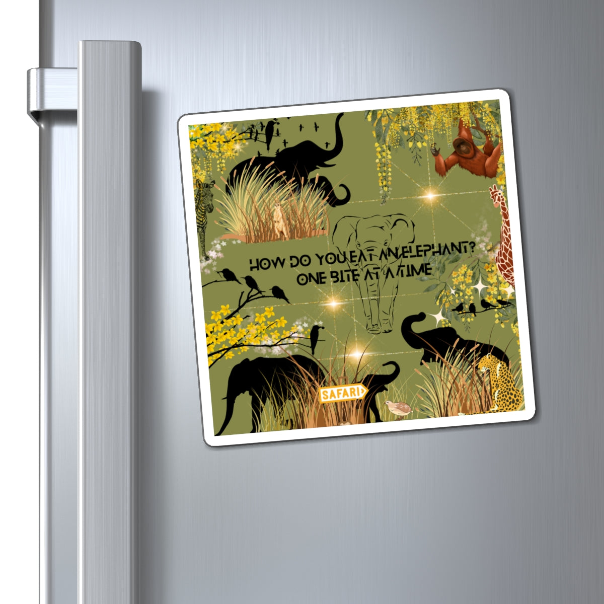 How Do You Eat An Elephant Magnets