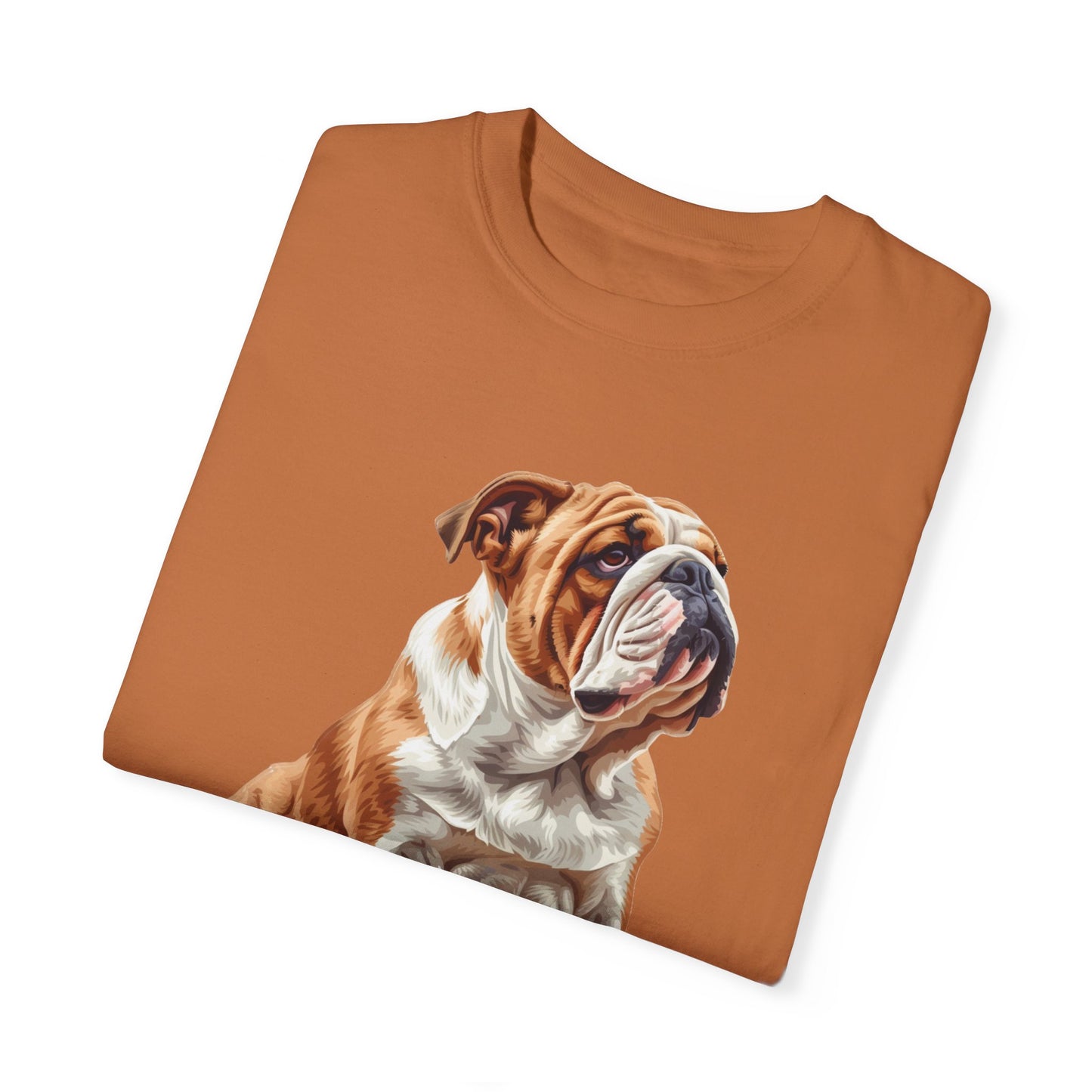 Bulldog Mom Unisex Garment-Dyed T-shirt