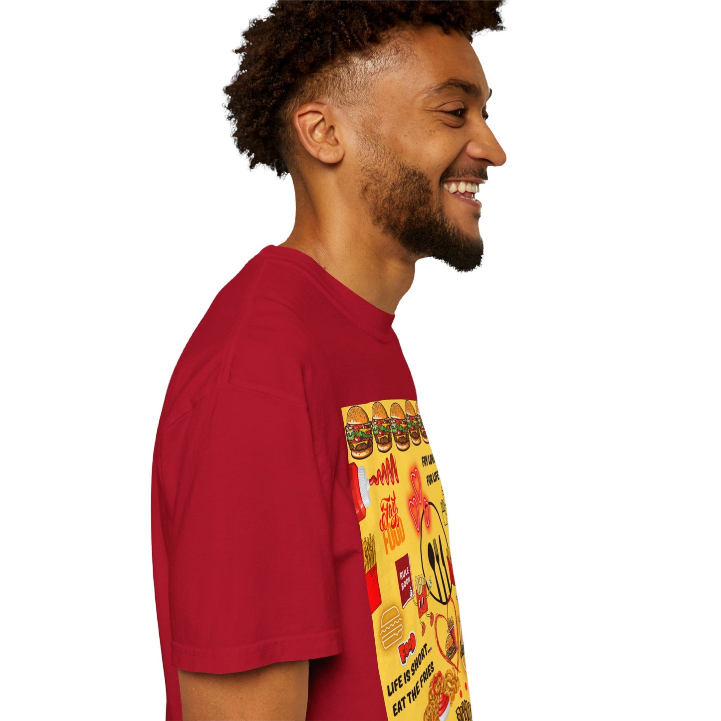 Eat The Fries Unisex Garment-Dyed T-shirt