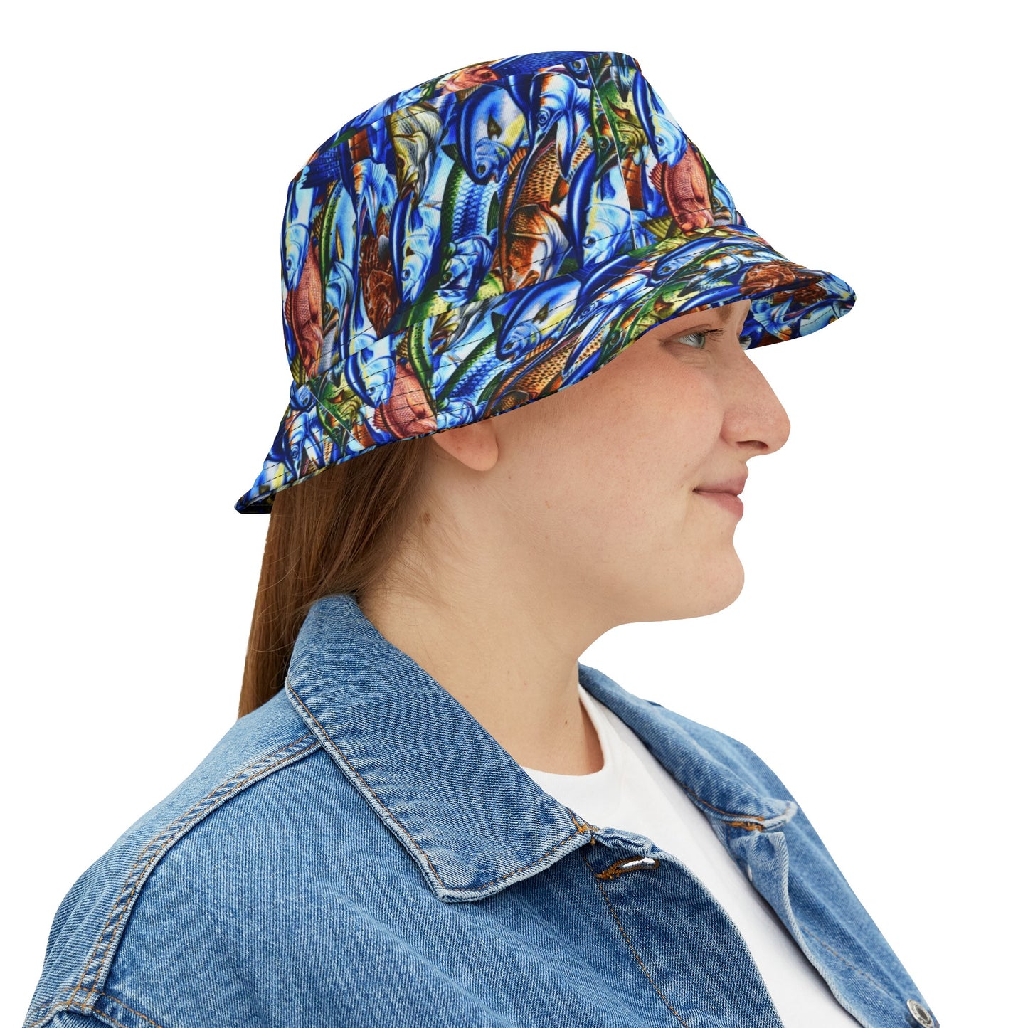 Bucket Hat (AOP) Fish