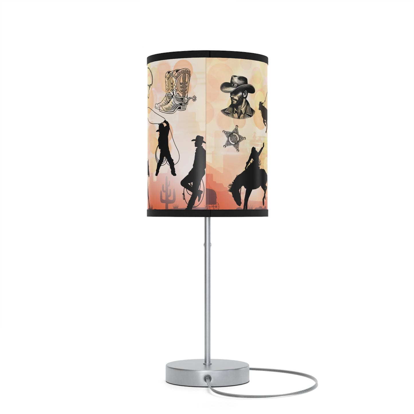 Cowboy Country Lamp on a Stand, US|CA plug