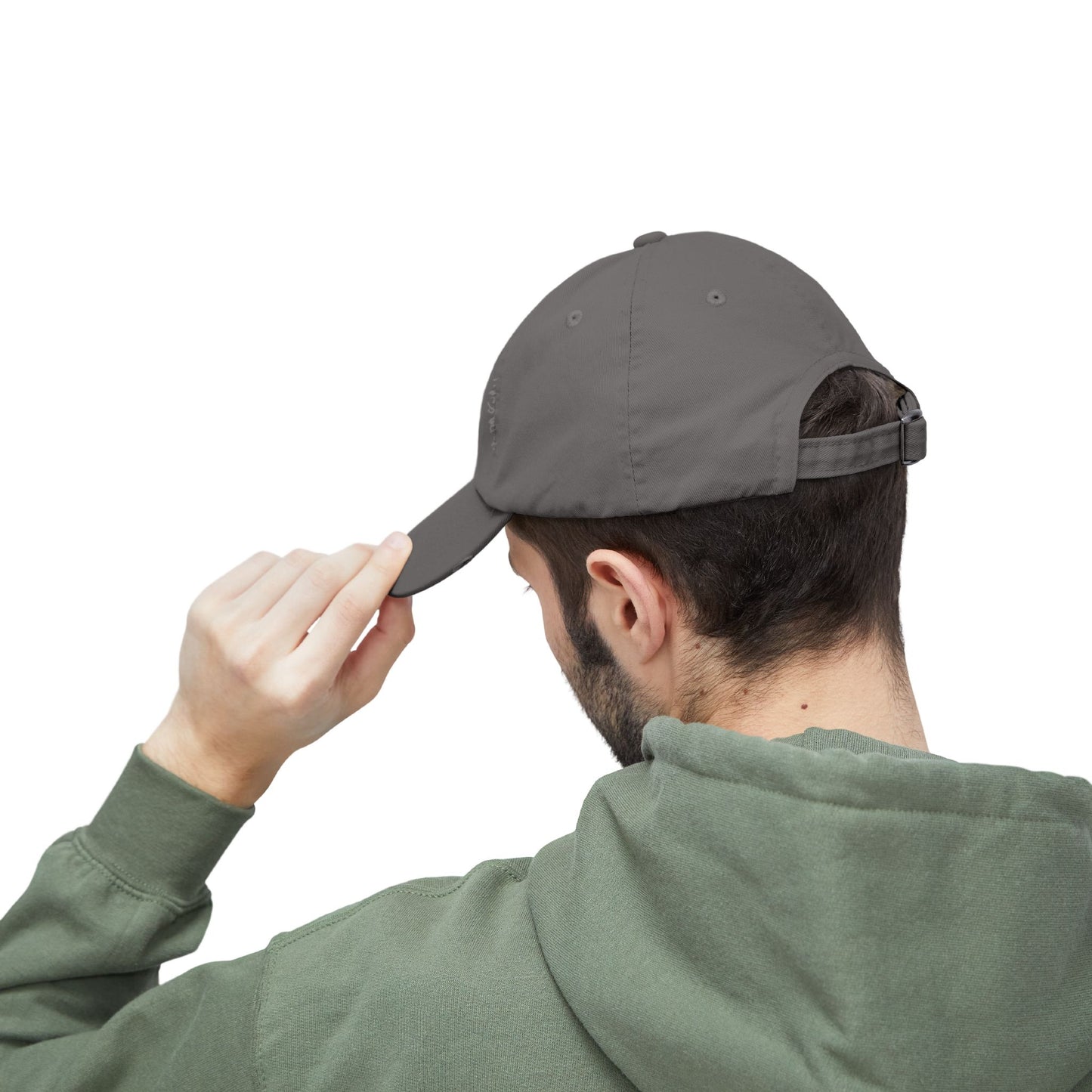 But God Never Will Unisex Distressed Cap - Buy Online - Color Gray / grey