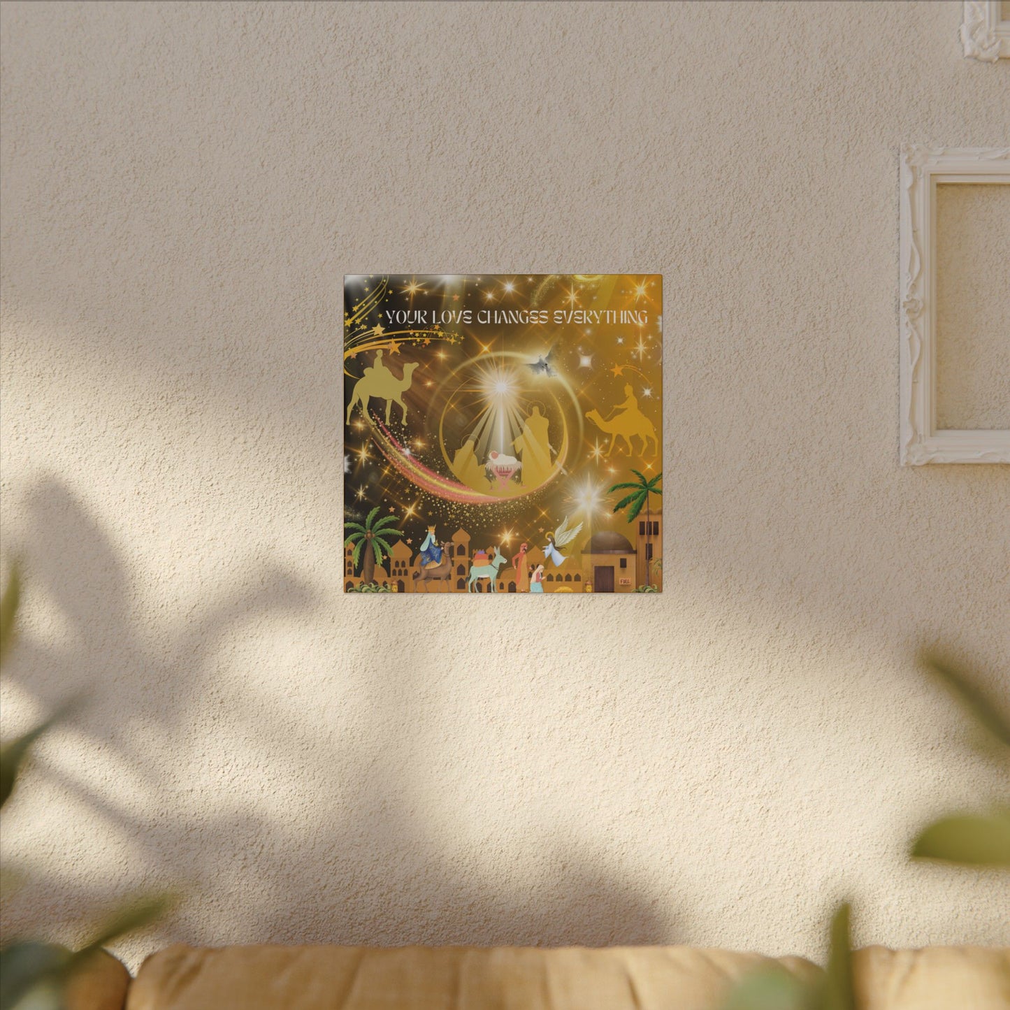 Your Love Changes Everything - Inspirational Decor, Home Wall Art, Faith-Based Gift, Christmas Art, Canvas Wall Art