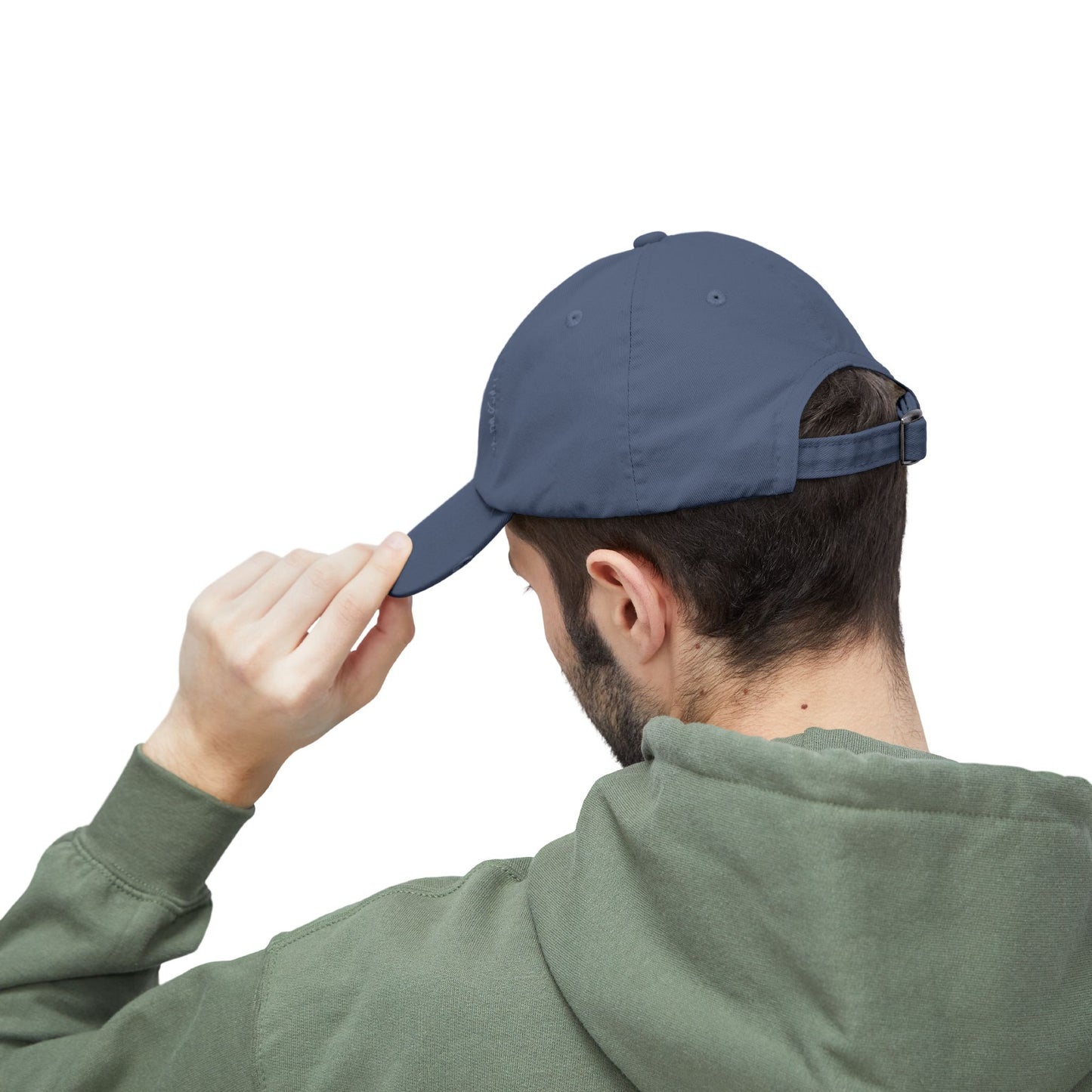 But God Never Will Unisex Distressed Cap - Buy Online - Color Blue