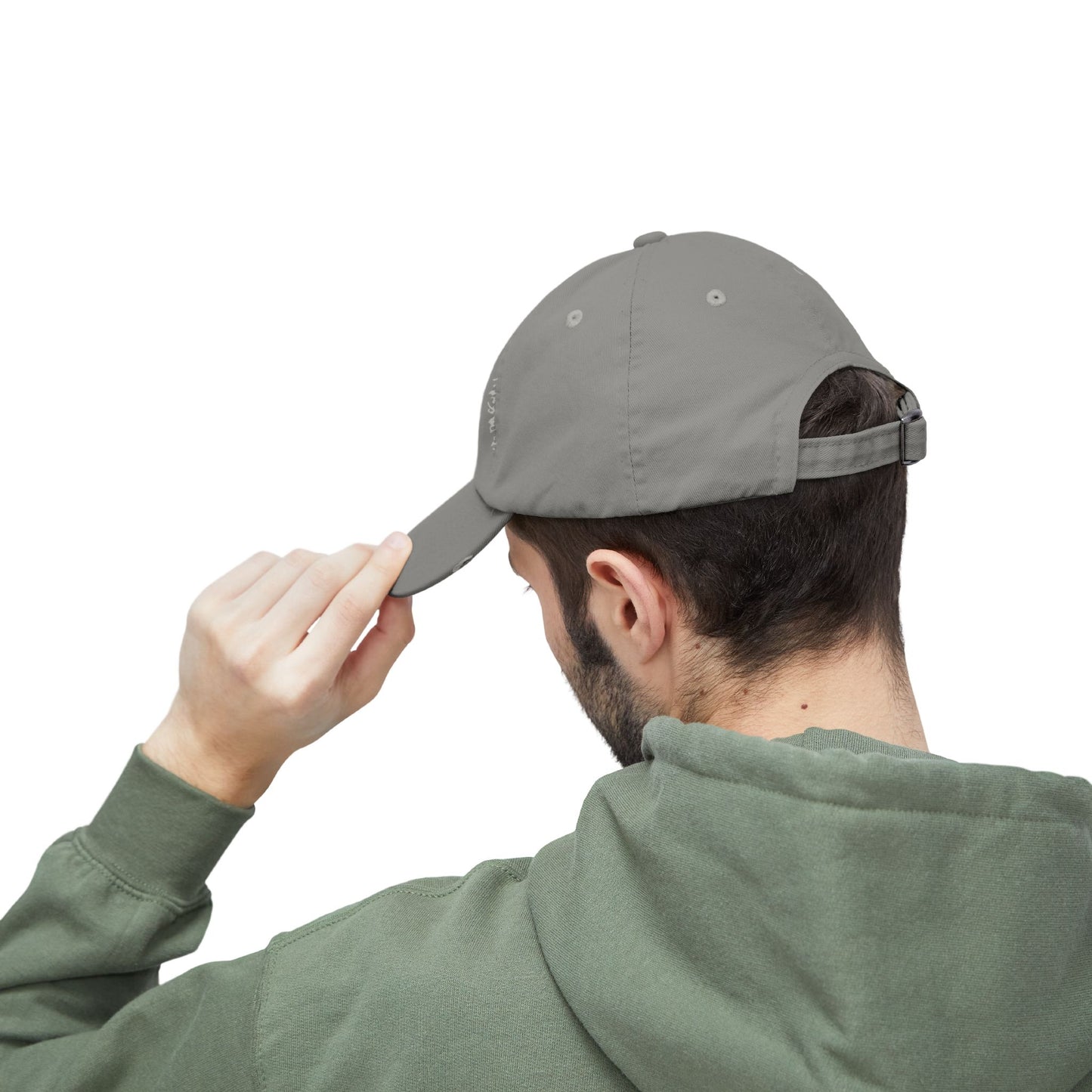 But God Never Will Unisex Distressed Cap - Buy Online - Color Gray / grey