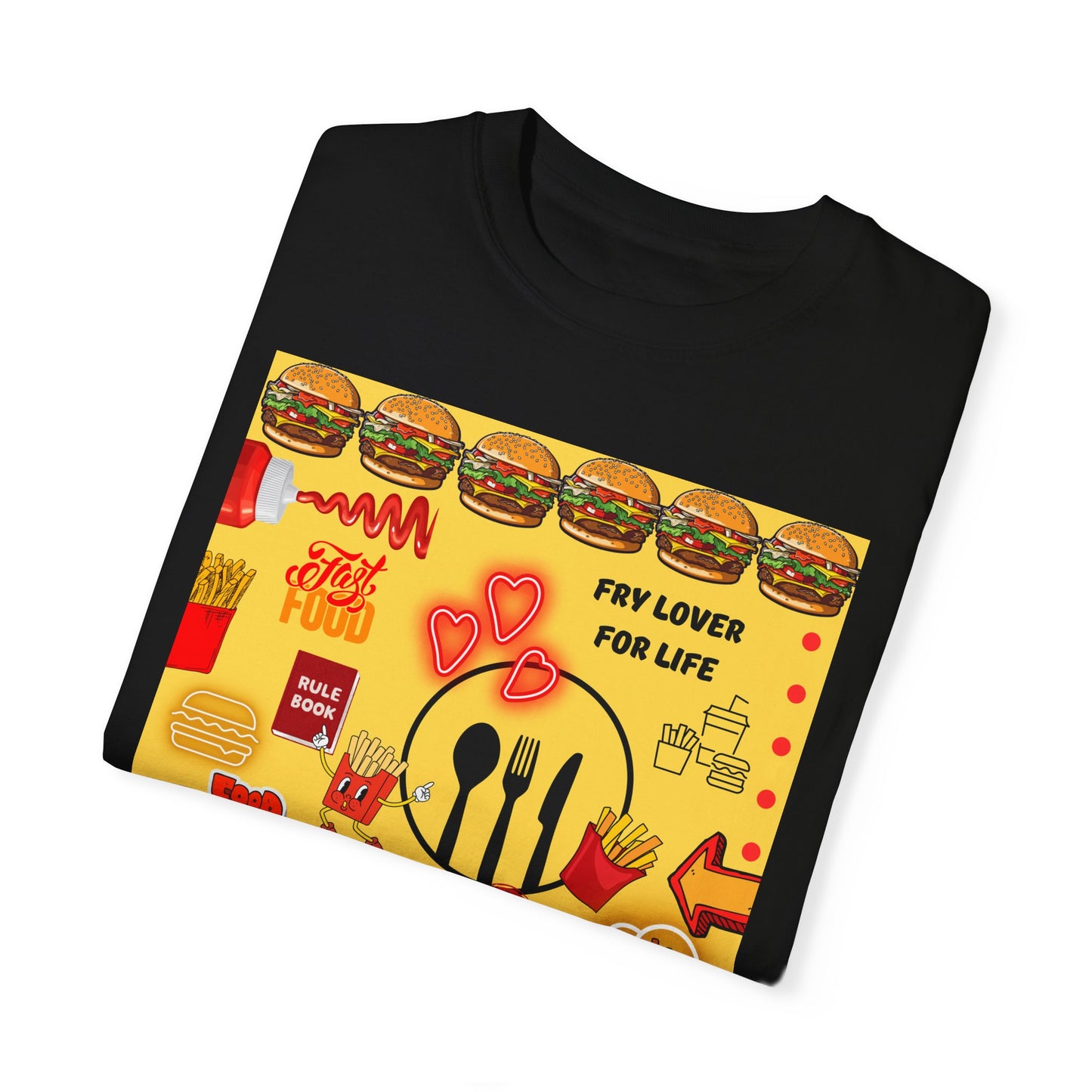 Eat The Fries Unisex Garment-Dyed T-shirt