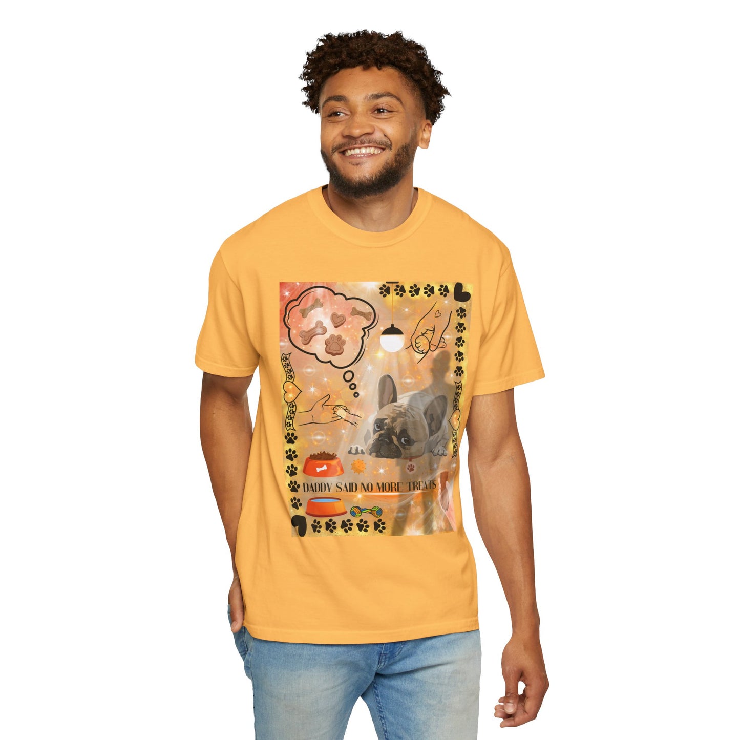Daddy Said No More Treats Unisex Garment-Dyed T-shirt