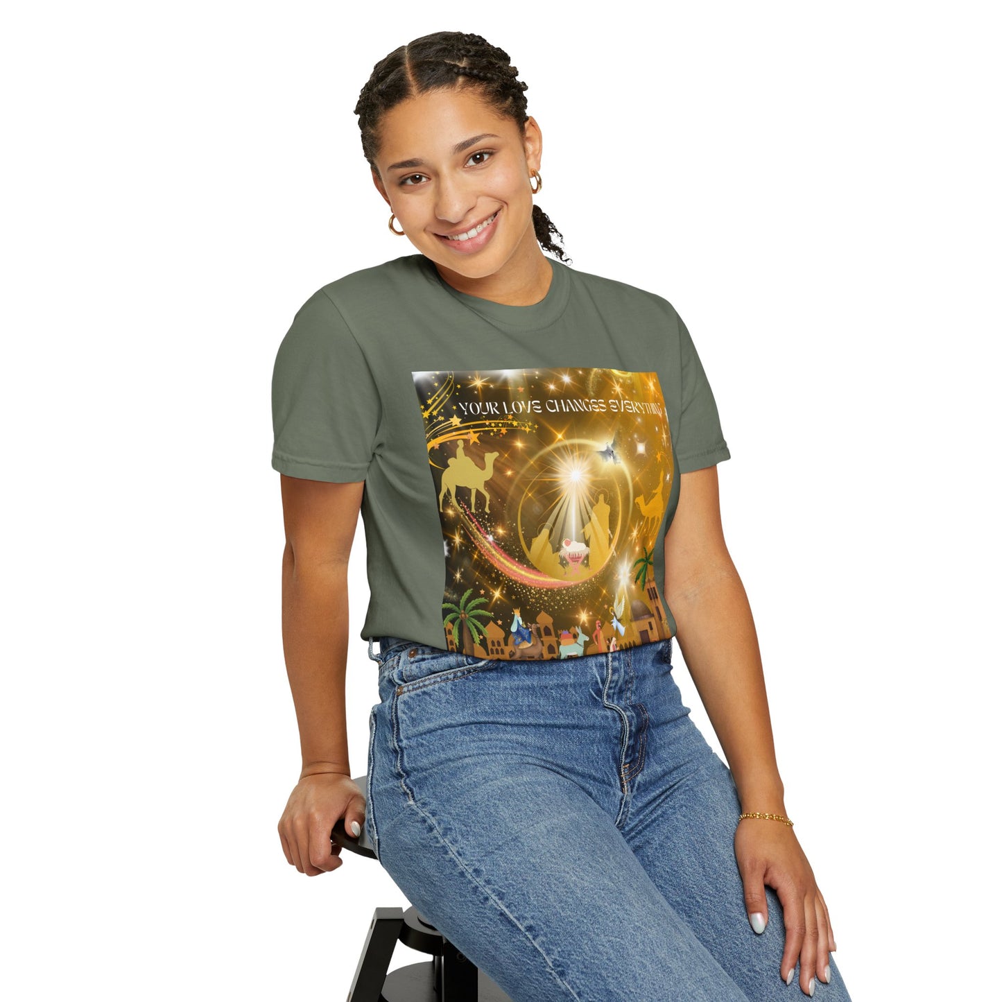 Your Love Changes Everything Unisex Garment-Dyed T-shirt