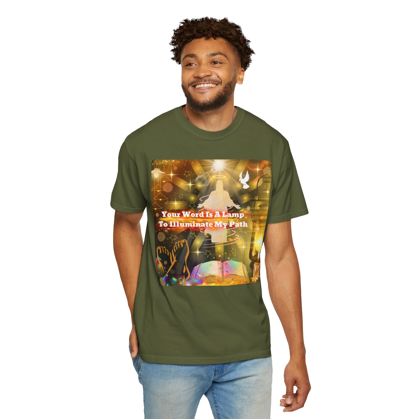 Your Word Unisex Garment-Dyed T-shirt