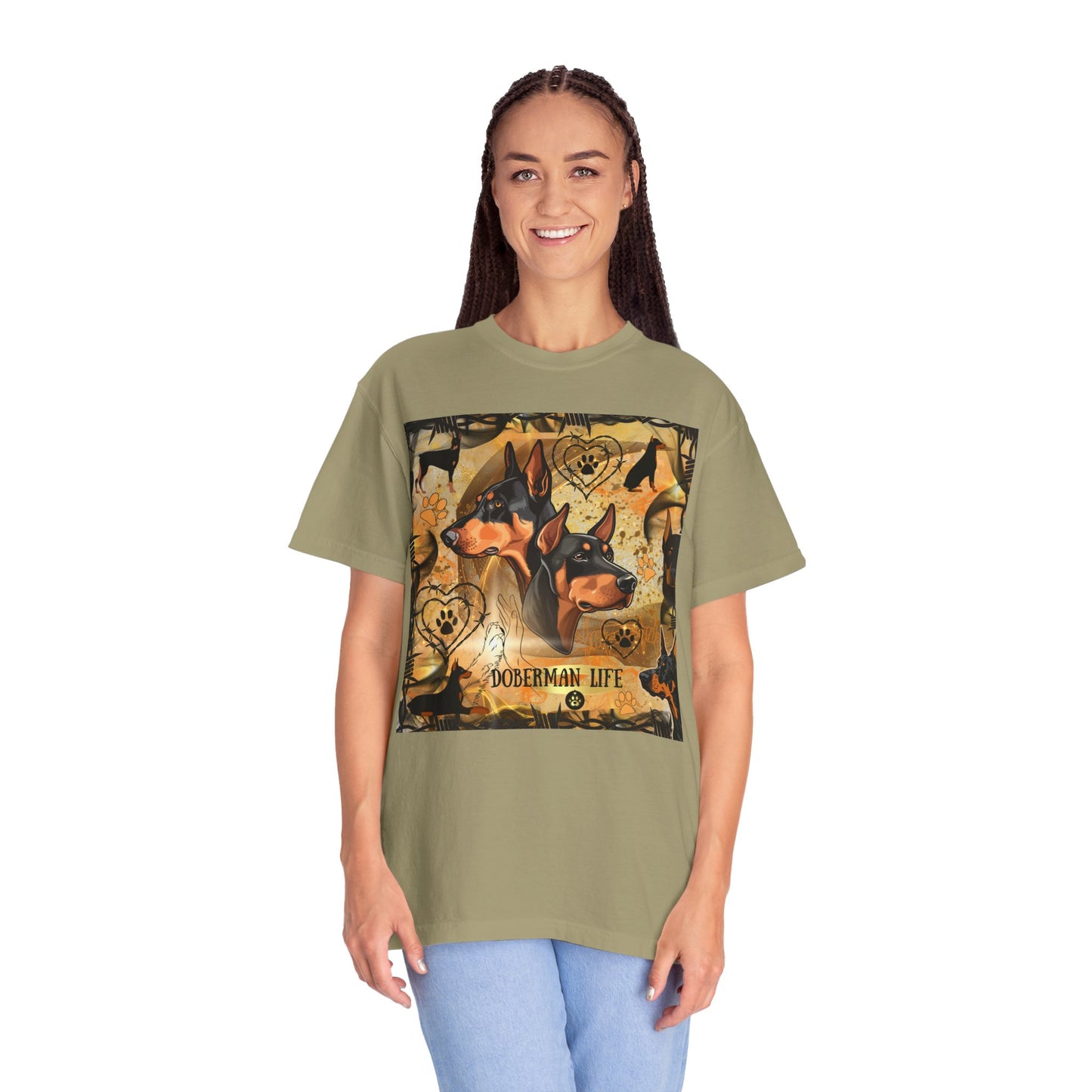 Doberman Life Unisex Garment-Dyed T-shirt