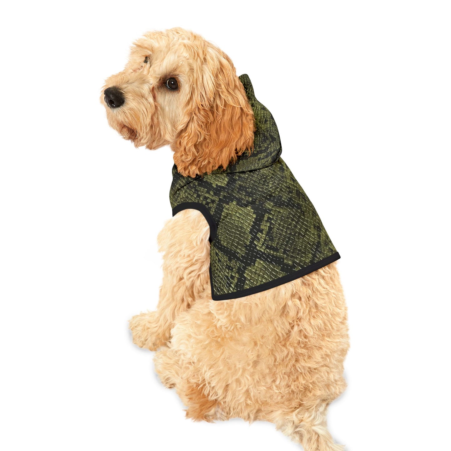 Pet Hoodie Python Green