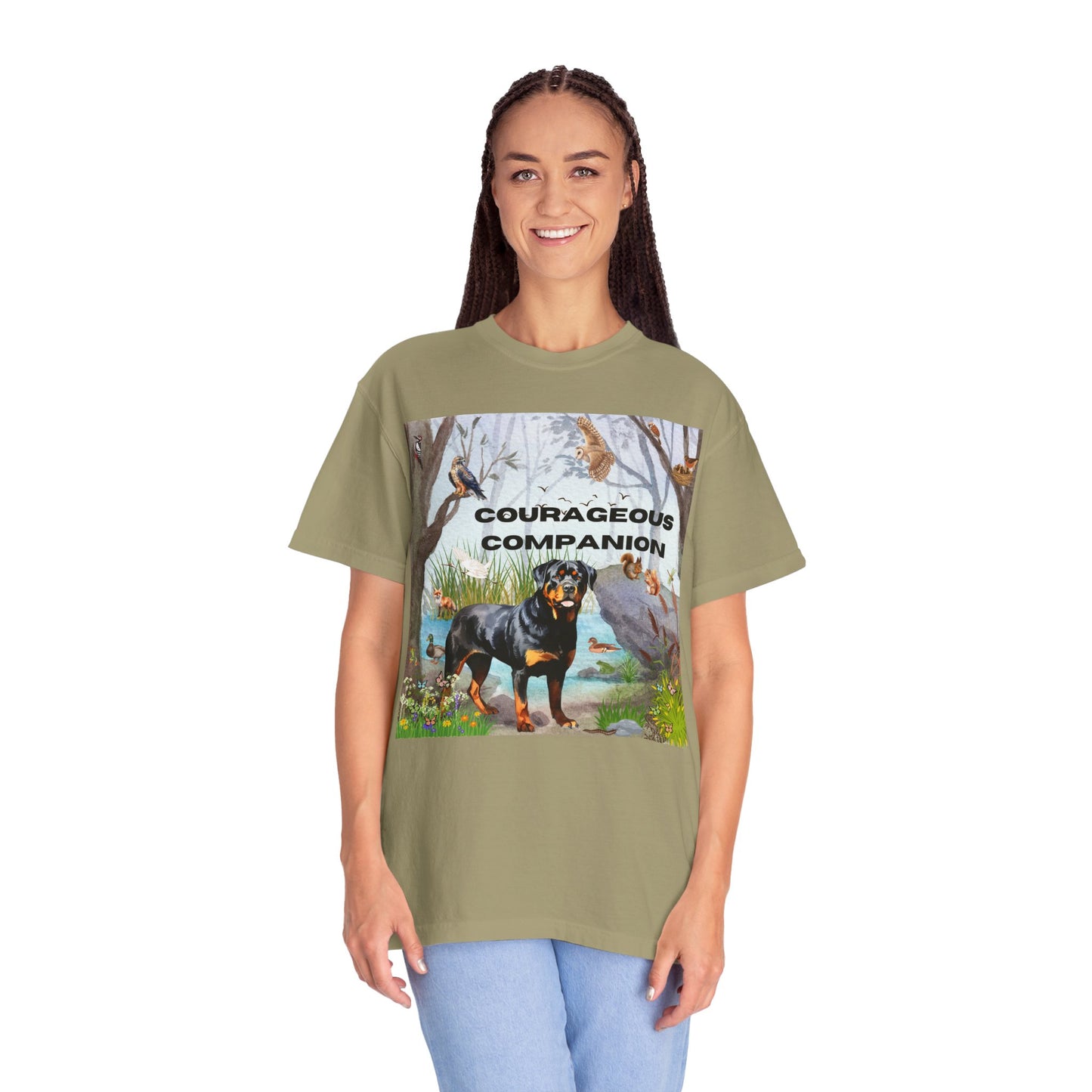 Courageous Companion Unisex Garment-Dyed T-shirt
