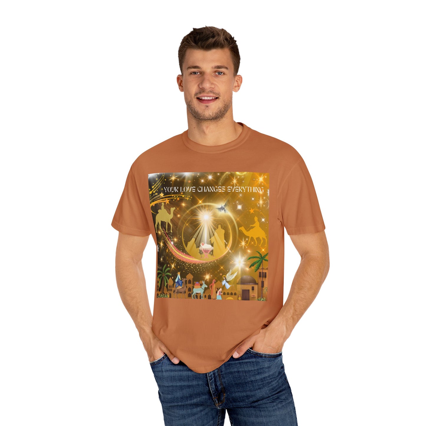 Your Love Changes Everything Unisex Garment-Dyed T-shirt