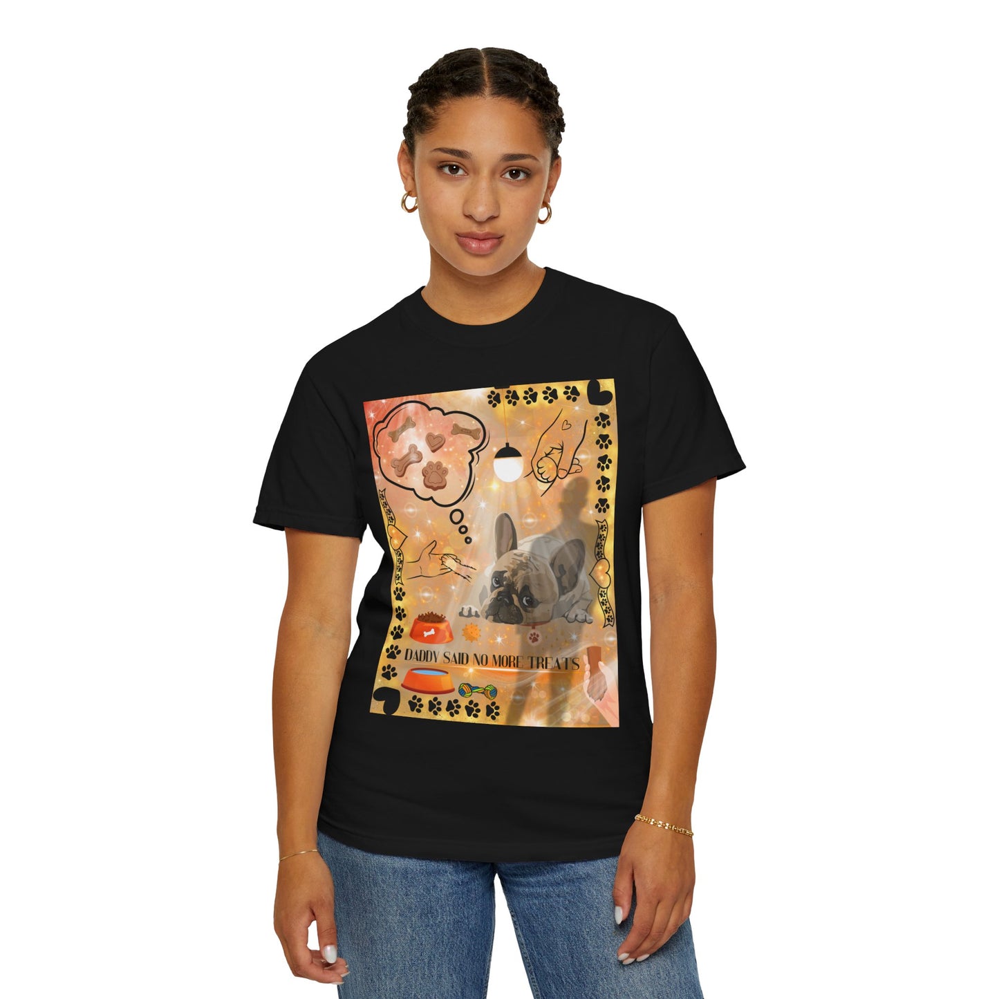 Daddy Said No More Treats Unisex Garment-Dyed T-shirt