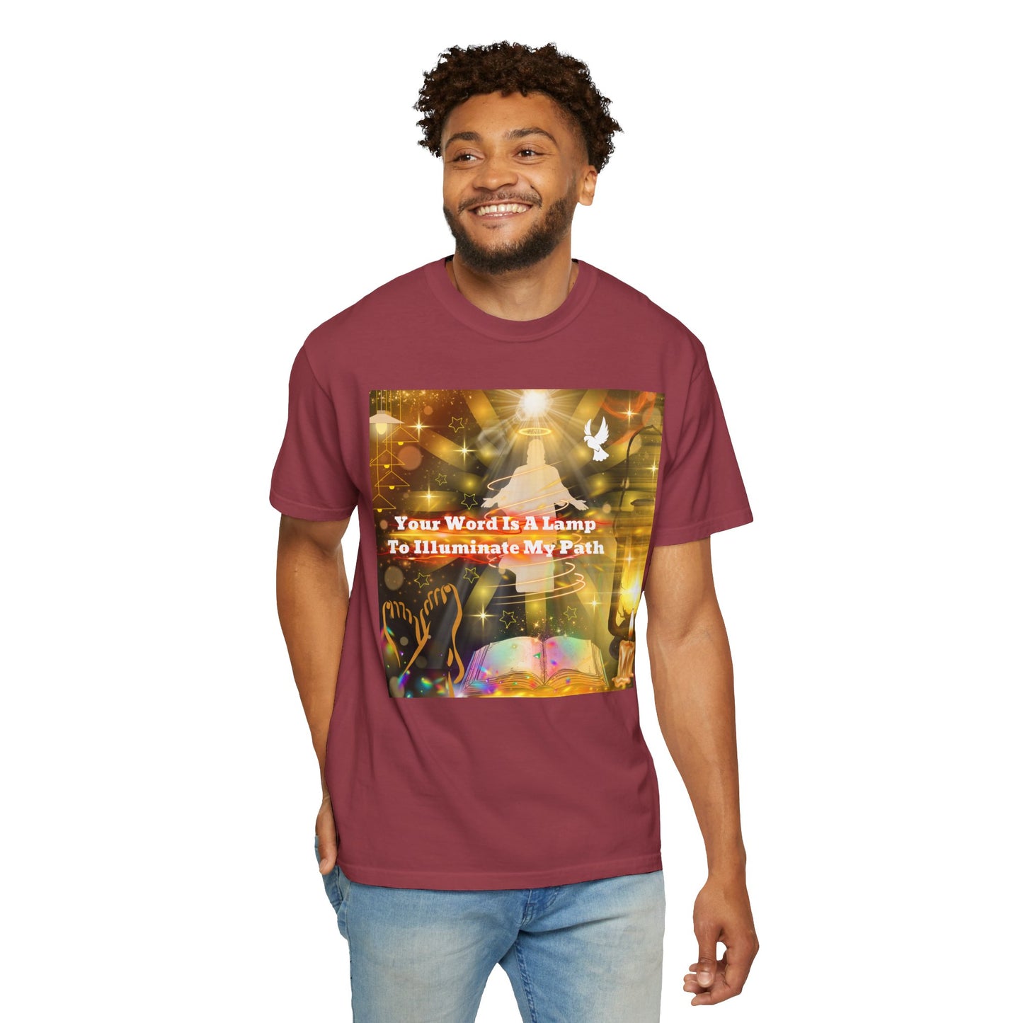 Your Word Unisex Garment-Dyed T-shirt