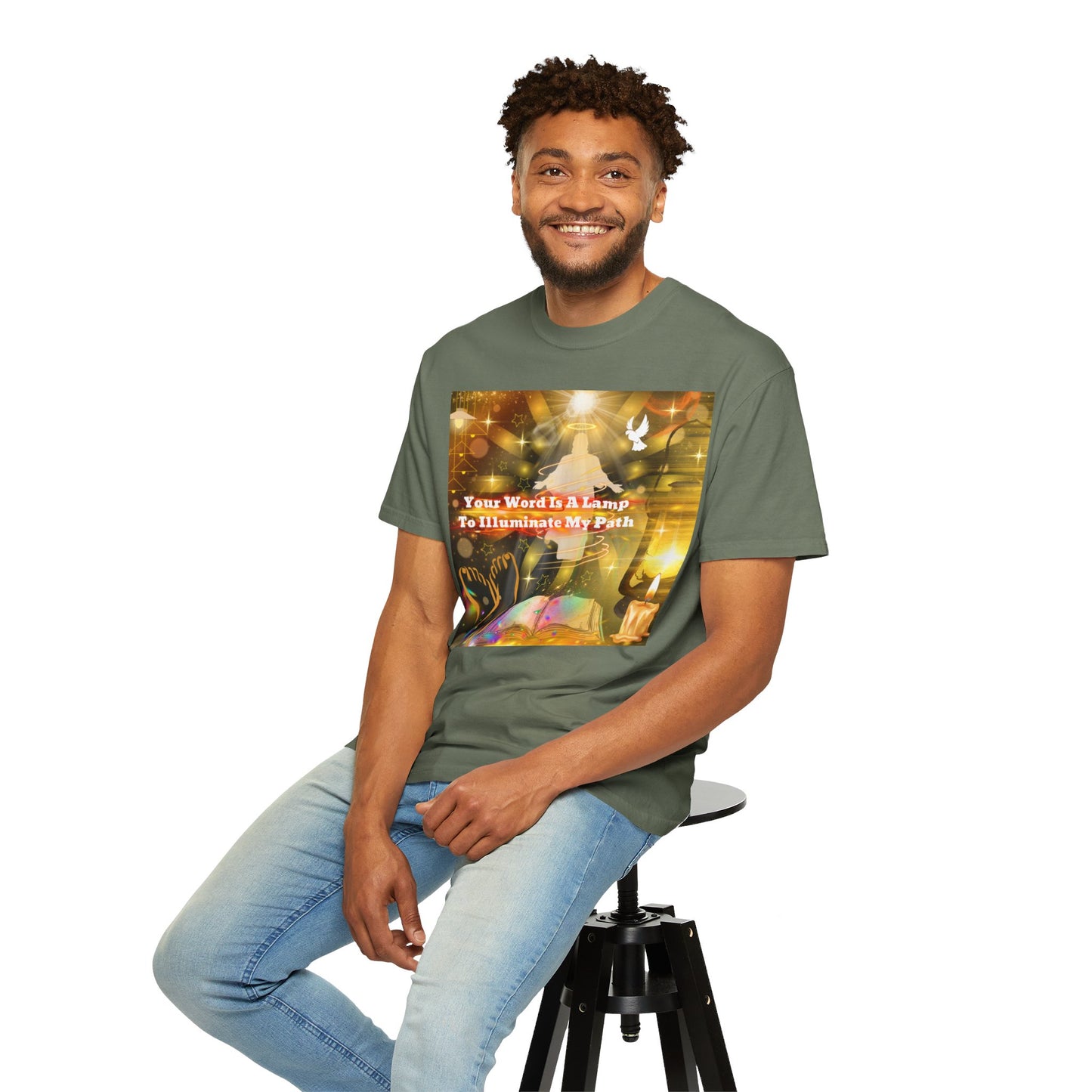 Your Word Unisex Garment-Dyed T-shirt