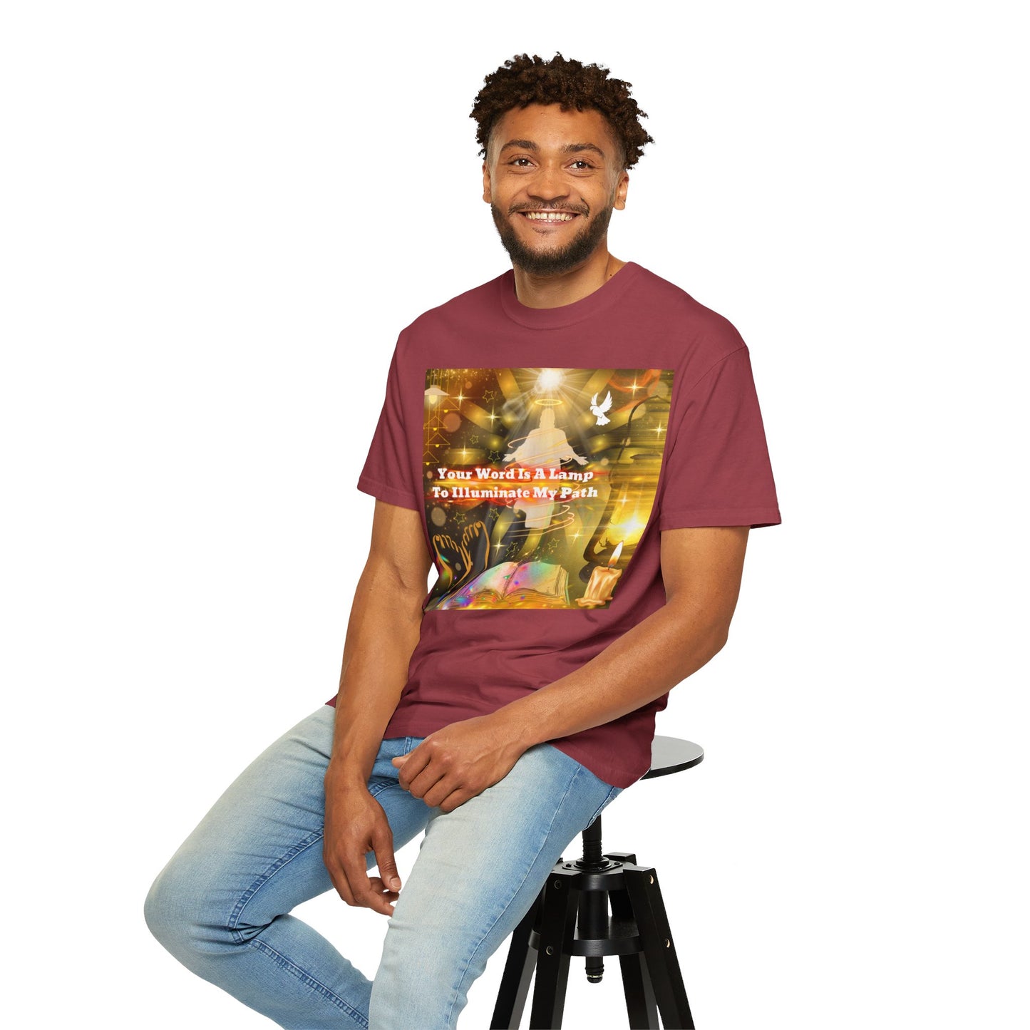 Your Word Unisex Garment-Dyed T-shirt