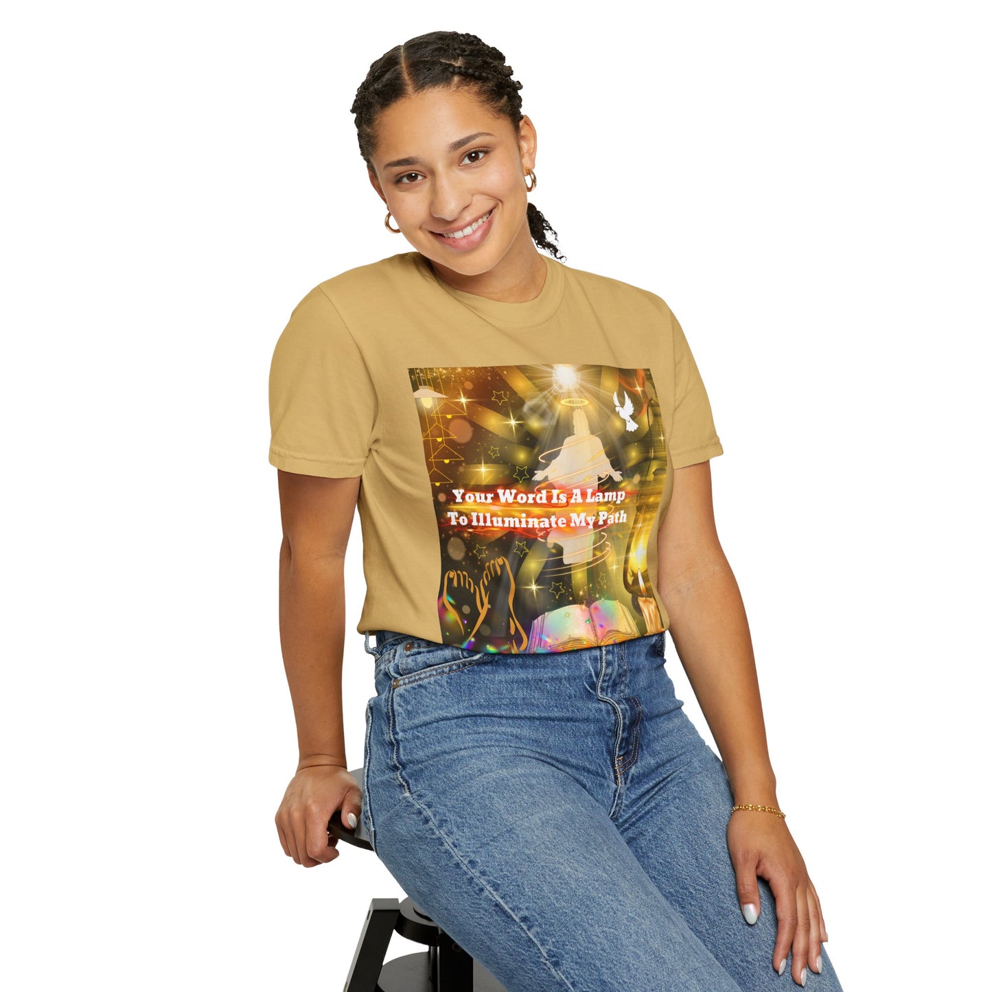 Your Word Unisex Garment-Dyed T-shirt