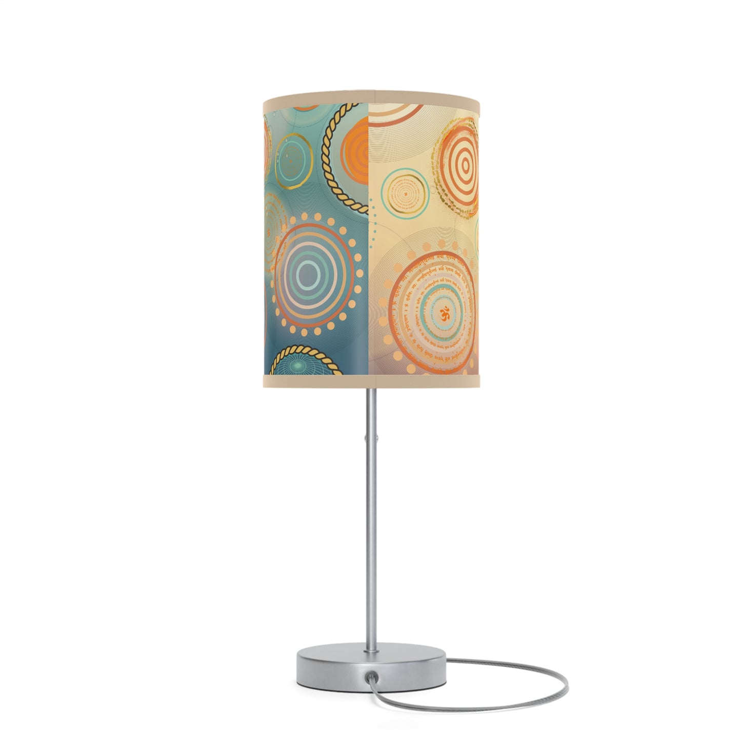 Tranquil Circles Lamp on a Stand, US|CA plug