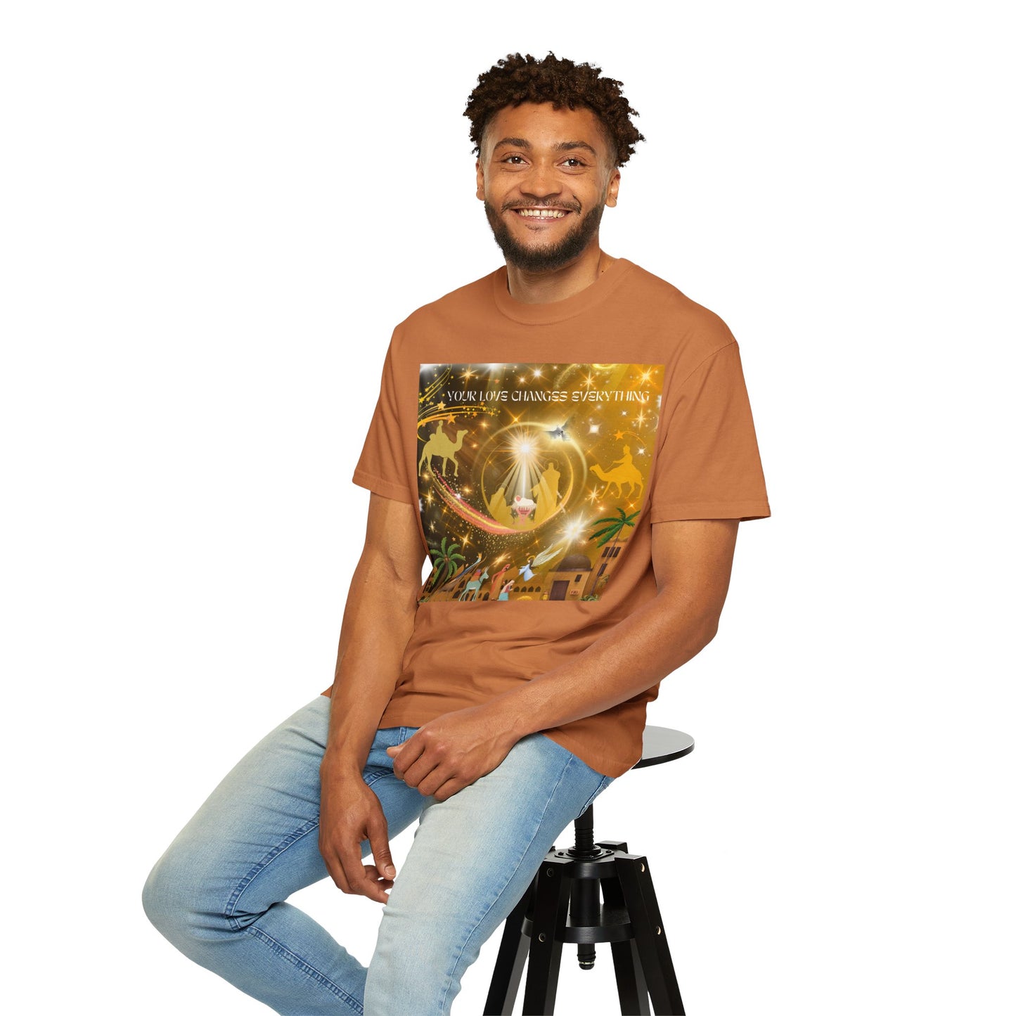 Your Love Changes Everything Unisex Garment-Dyed T-shirt